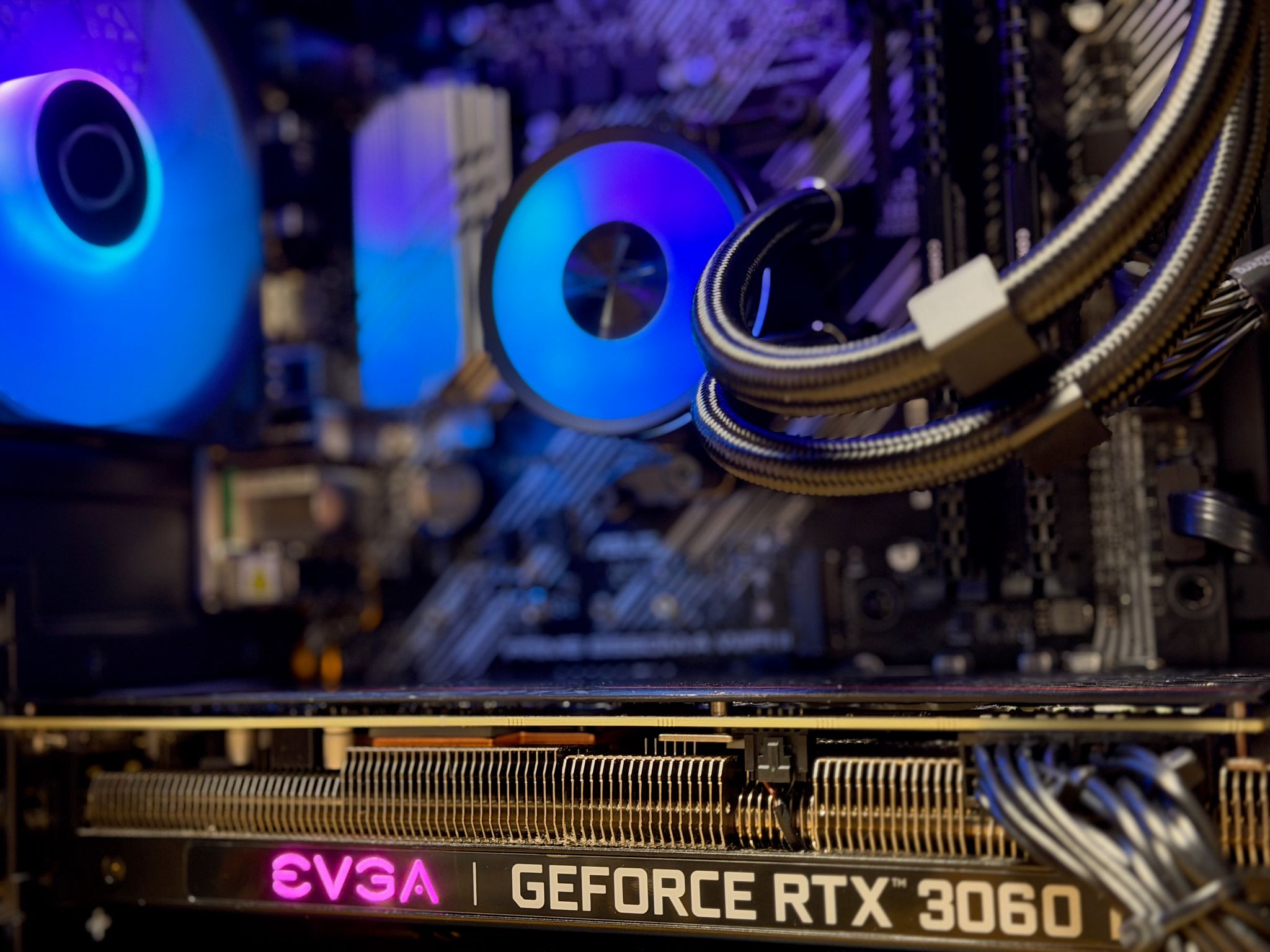 Stealth Black RTX 3060 Ti Gaming PC | Ryzen 5 5500 | 16GB RAM | AIO Cooled