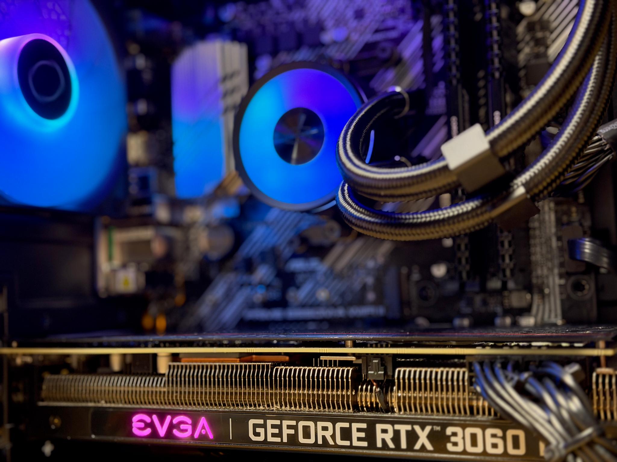 Stealth Black RTX 3060 Ti Gaming PC | Ryzen 5 5500 | 16GB RAM | AIO Cooled