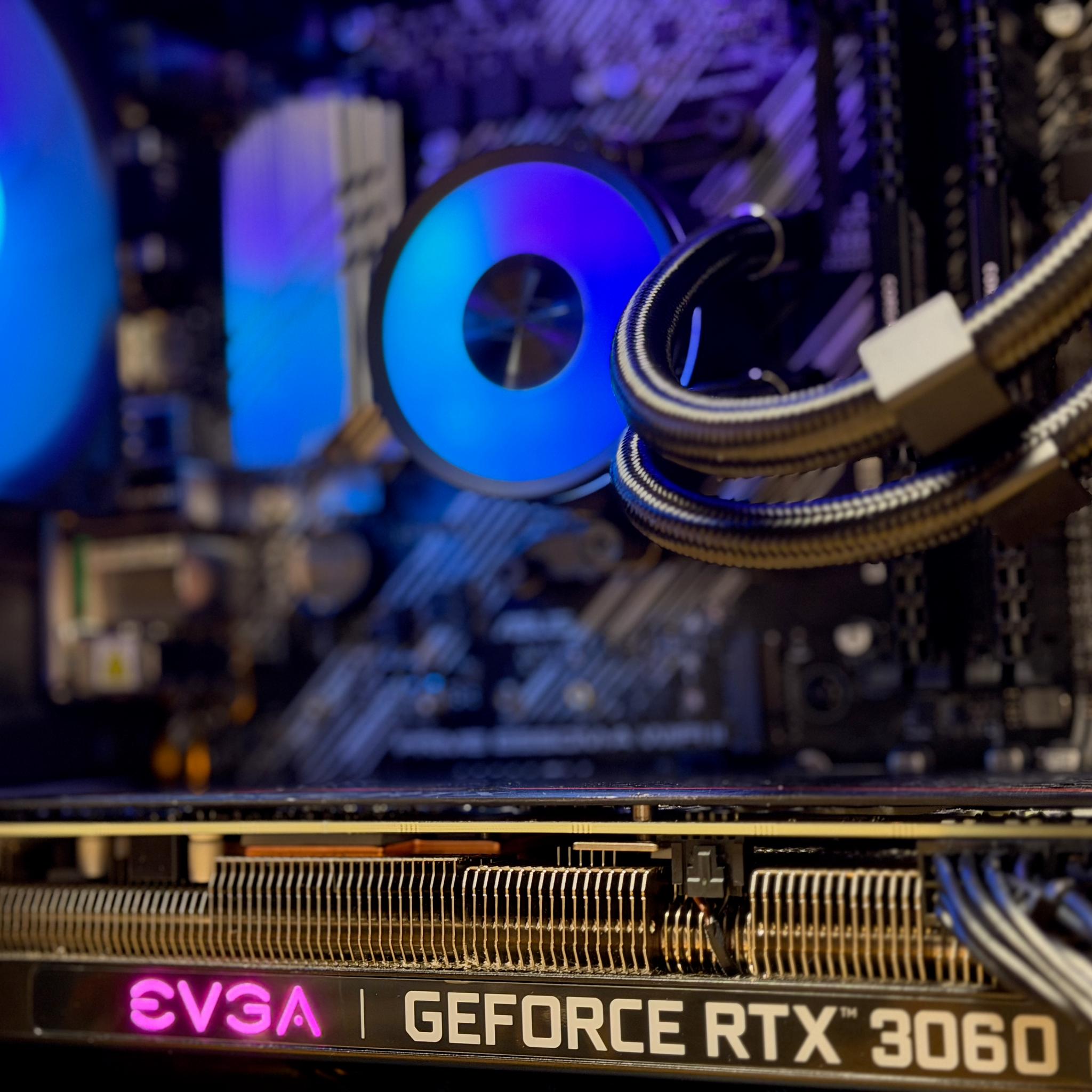 Stealth Black RTX 3060 Ti Gaming PC | Ryzen 5 5500 | 16GB RAM | AIO Cooled