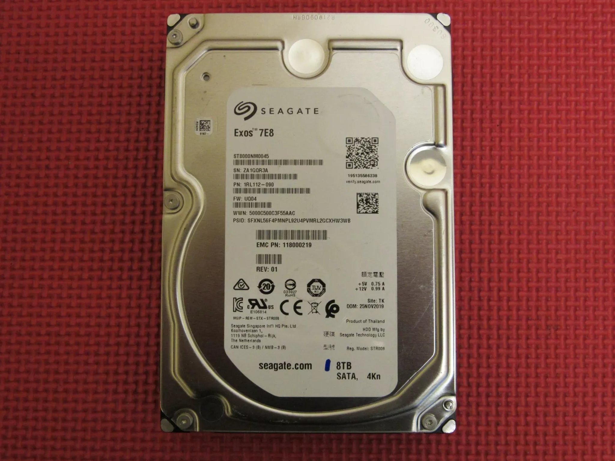 8TB Seagate Exos 7E8 3.5" SATA Internal Desktop PC Hard Drive