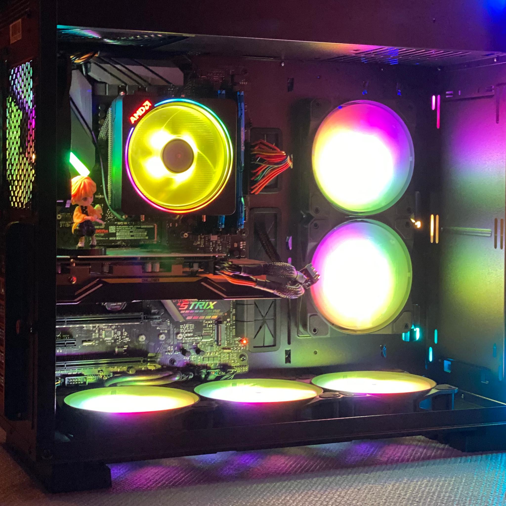 Shinjuku 新宿Lights | Ryzen 5| RX5500XT| 500GB 970EVO Samsung SSD| 16GB VENGEANCE DDR4| Windows 11 Pro