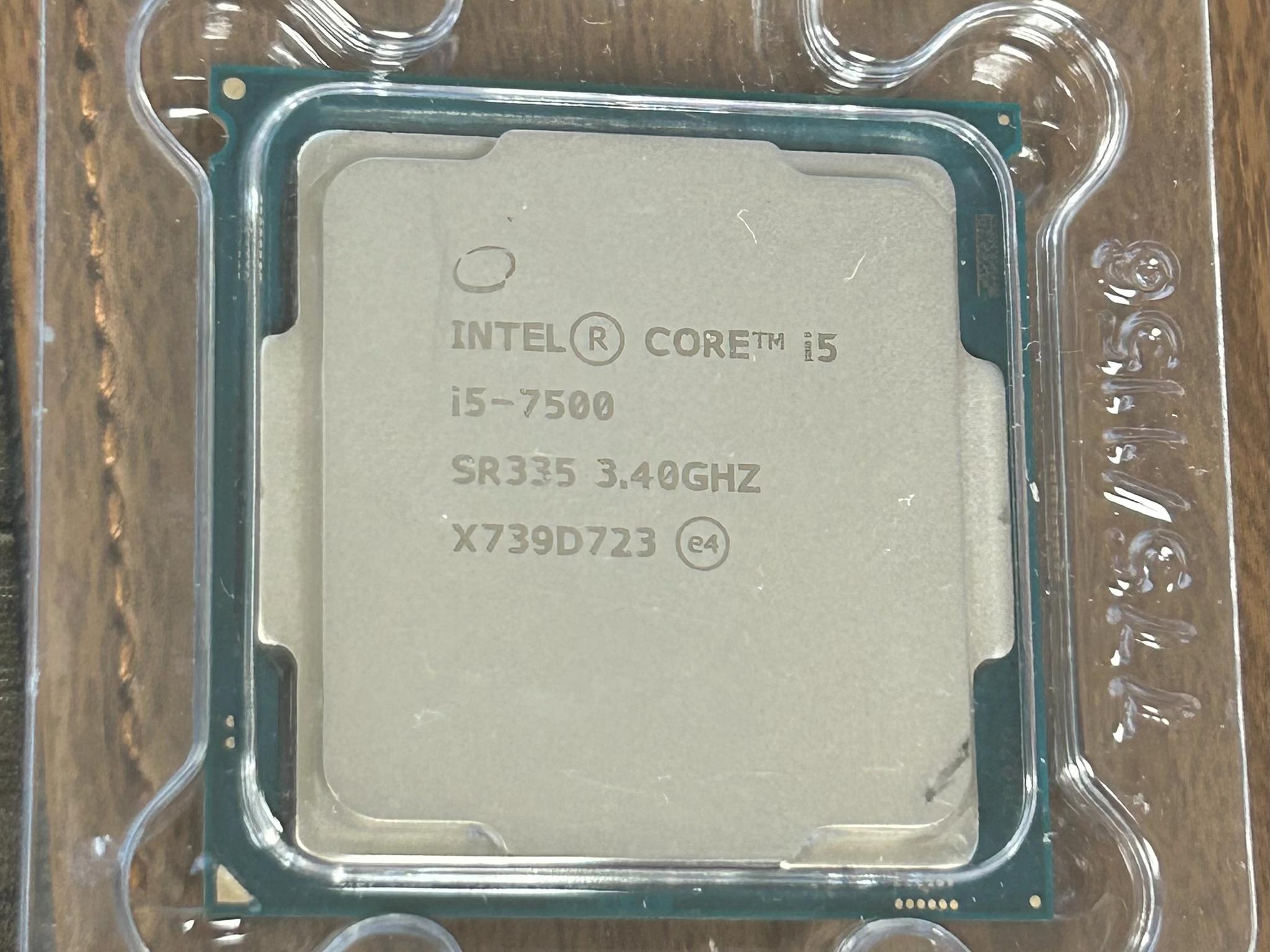 Intel 7th Gen Core i5-7500 3.4GHz (4-Core) SR335 CPU Processor