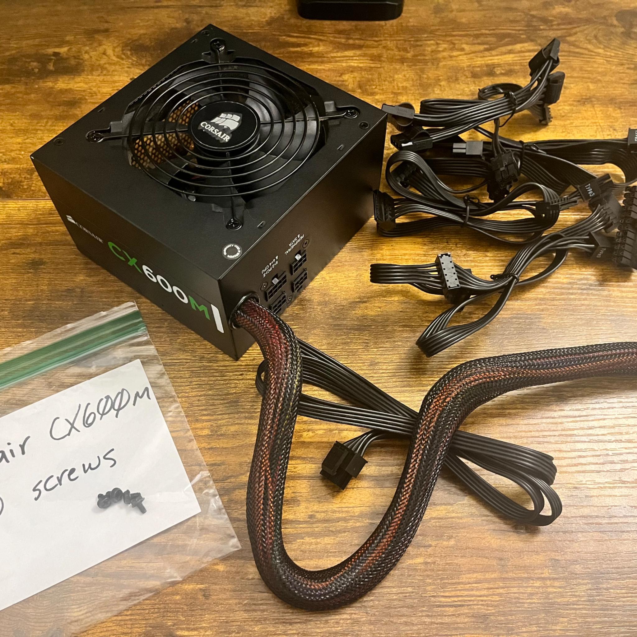 Corsair CX600M 600w Semi-modular ATX PSU