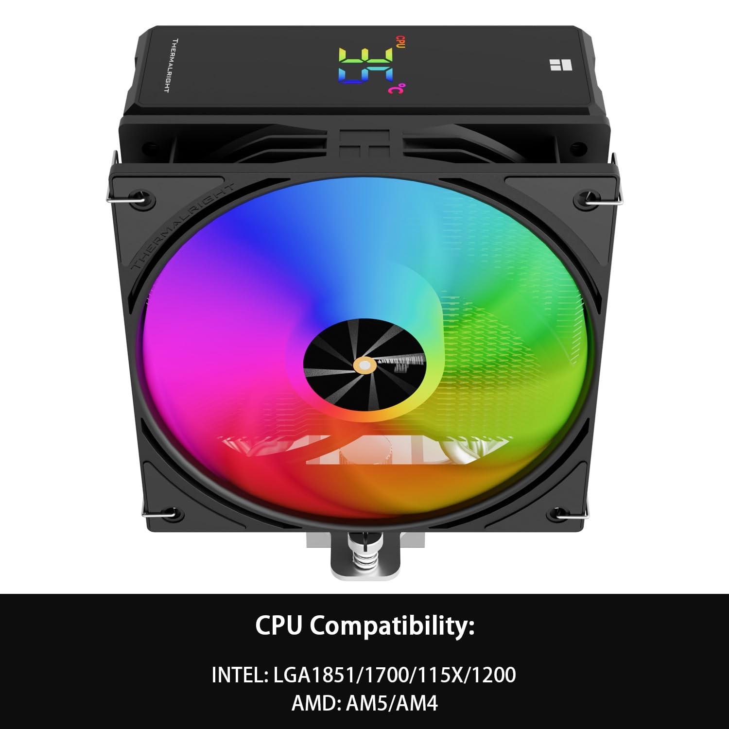 Thermalright Assassin X 120 R Digital ARGB Black CPU Air Cooler