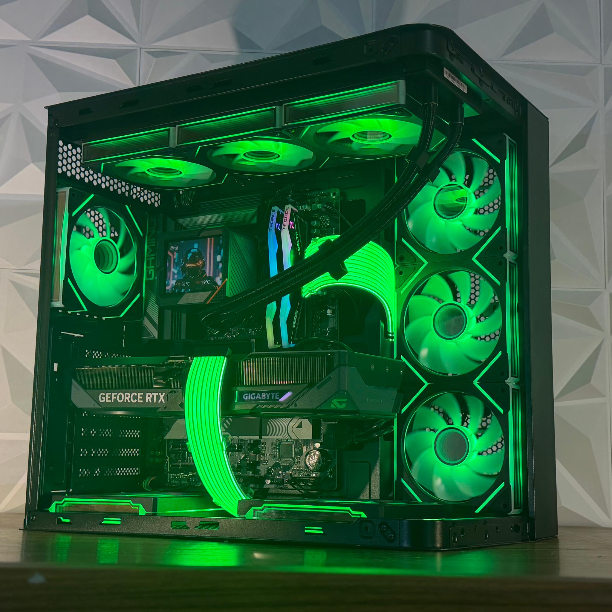 ⚡ Ryzen 7 7700X | RTX 5070 OC | DDR5 | 1TB NVMe | LCD AIO | Windows 11 Pro ⚡ “ROSEFIRE ELITE” PC