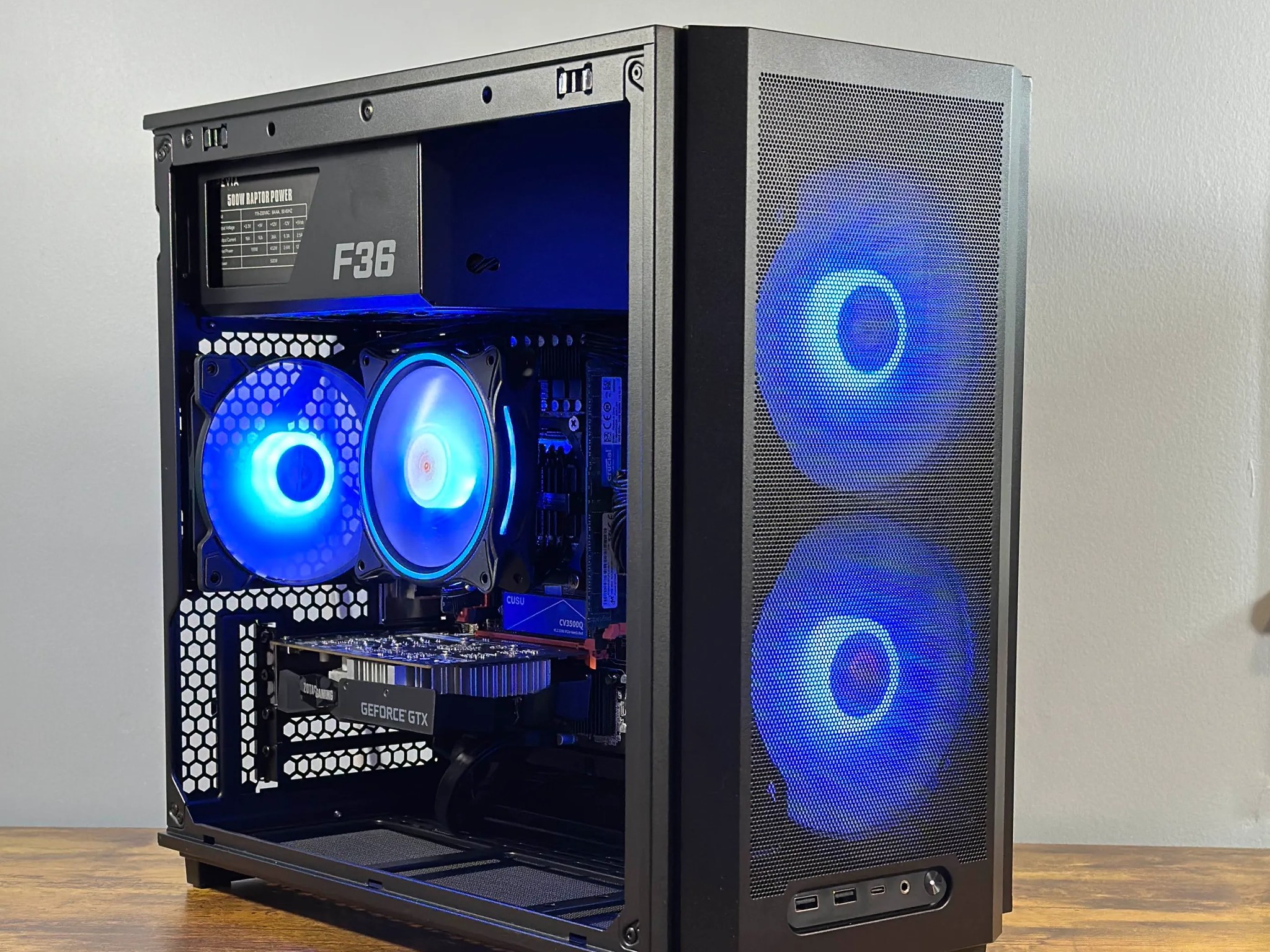 Intel i7 6 Core | GeForce GTX 1650 | 32GB RAM | 512GB SSD | WIFI | 1080p Black Gaming PC