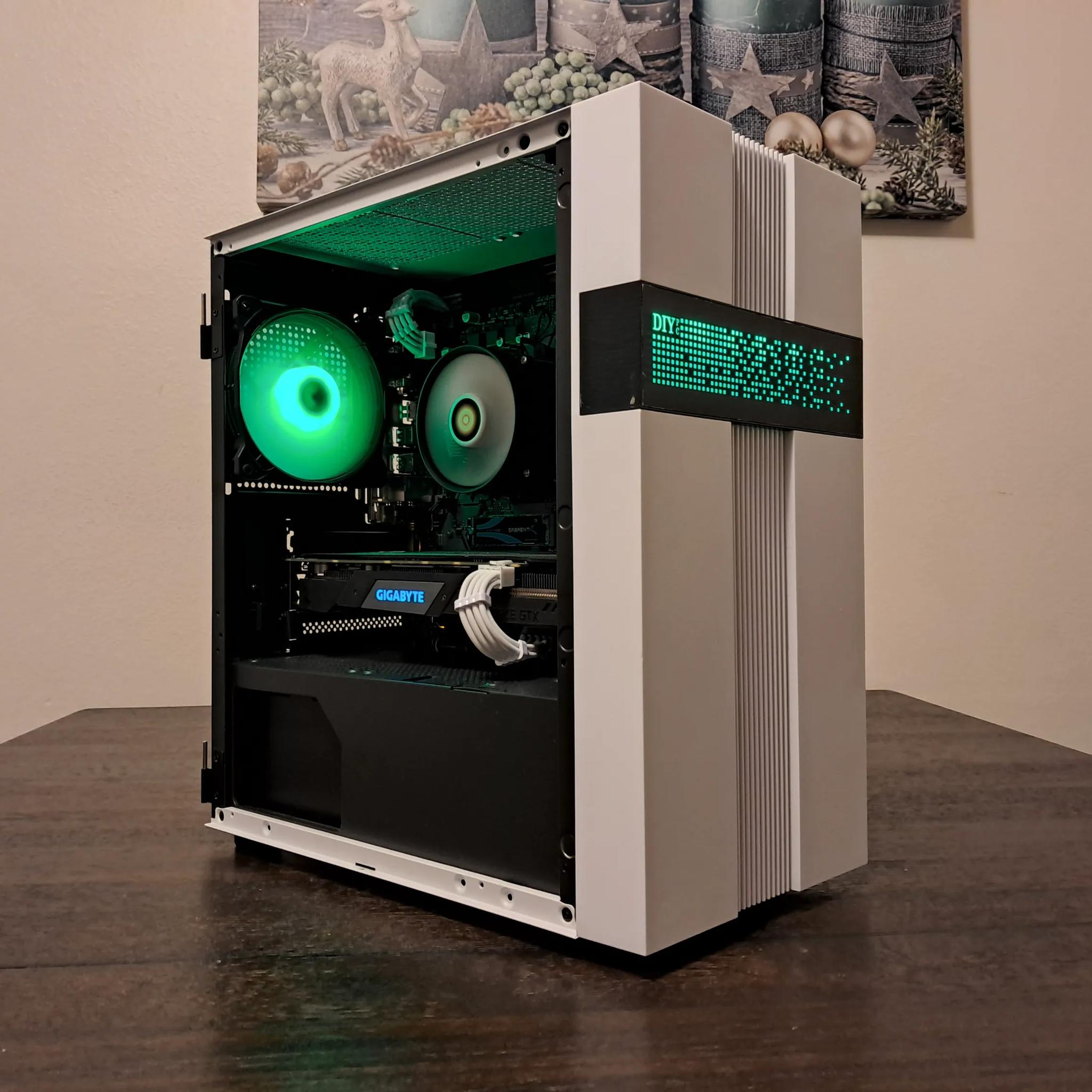 🔵⬜ Aesthetic Gaming PC ⬜🔵 Ryzen 5 3400G 3.7-4.2 GHz | Nvidia GTX 1660 Super | 1TB SSD