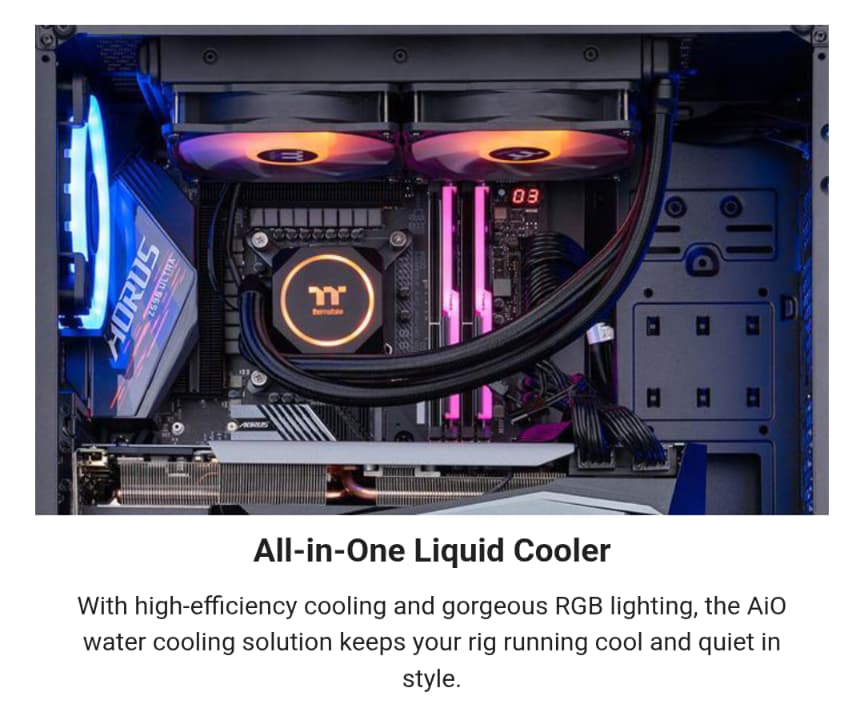 Used ABS Pre-Built, GeForce RTX 3090 Custom Gaming PC - Core i9-11900K, 32GB DDR4 RAM, 1TB NVMe SSD