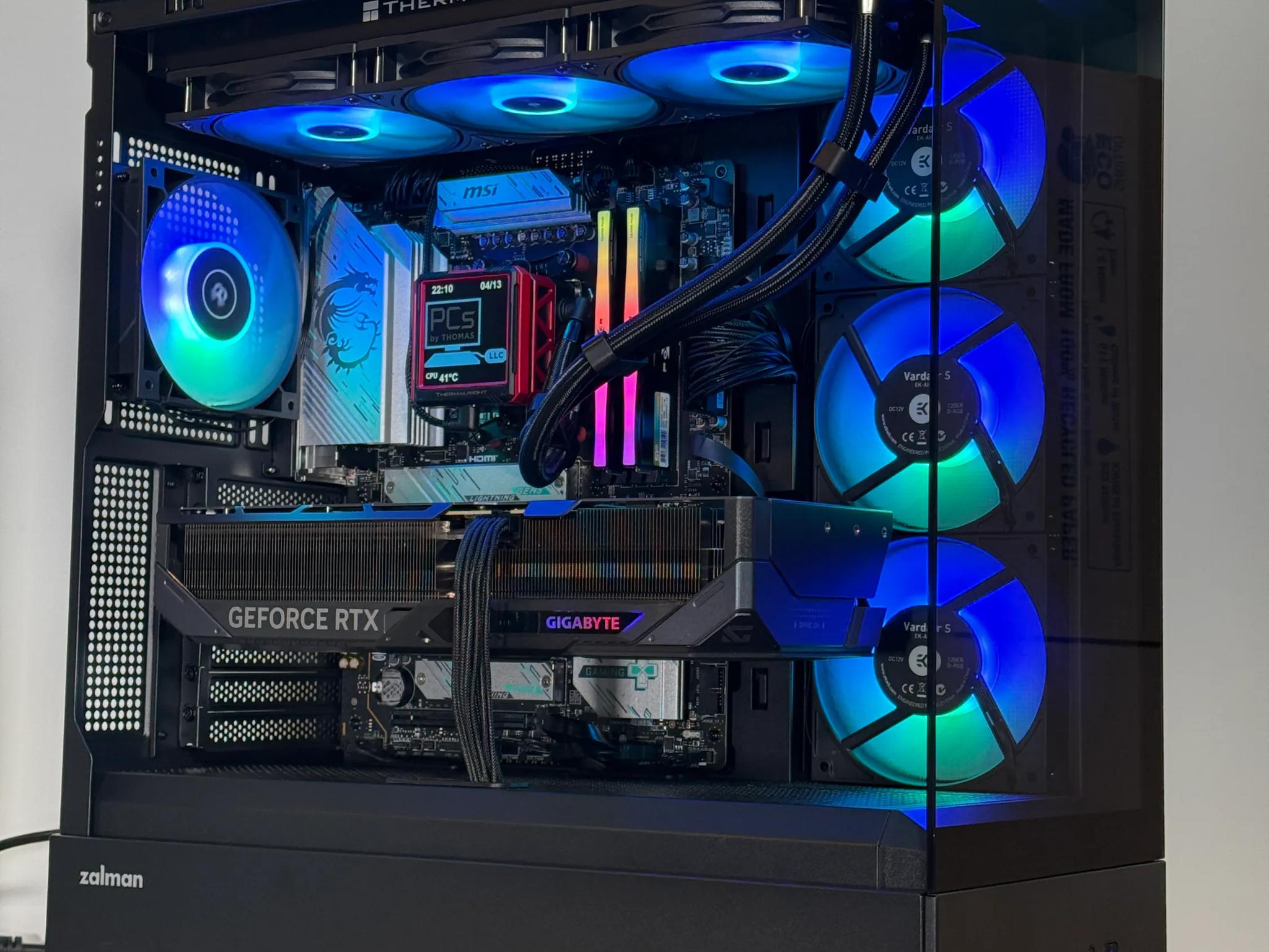 RTX 5090 Flagship Gaming PC Ryzen 9800x3d 64GB DDR5 4TB NVME