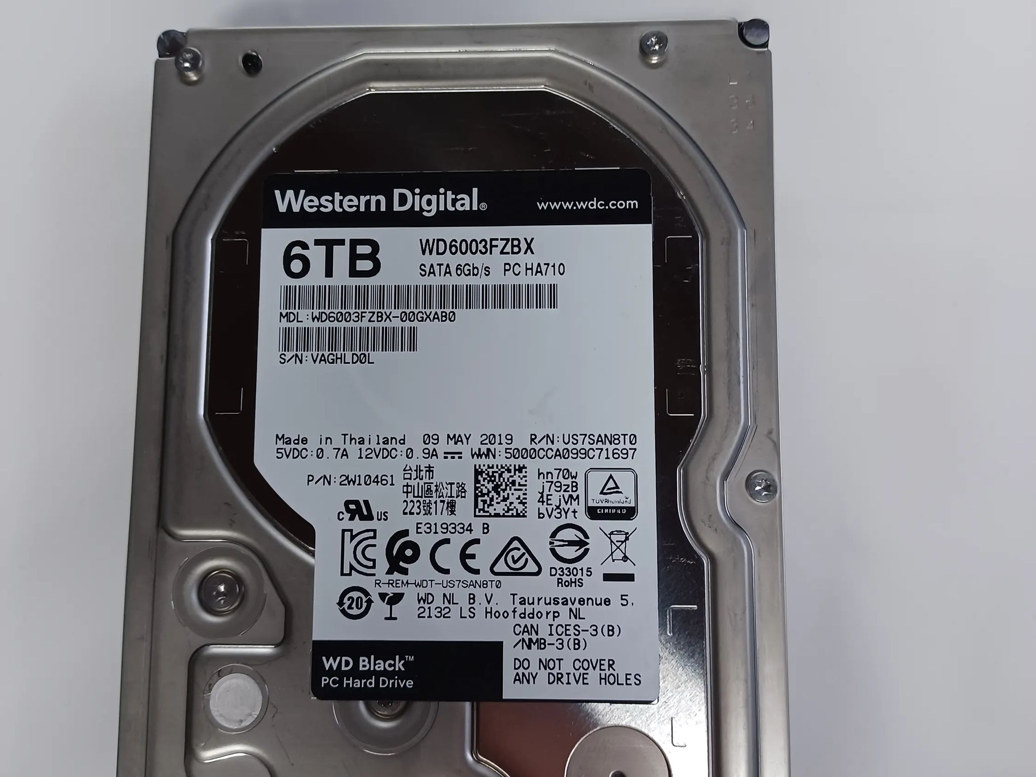 6TB Hard Drive