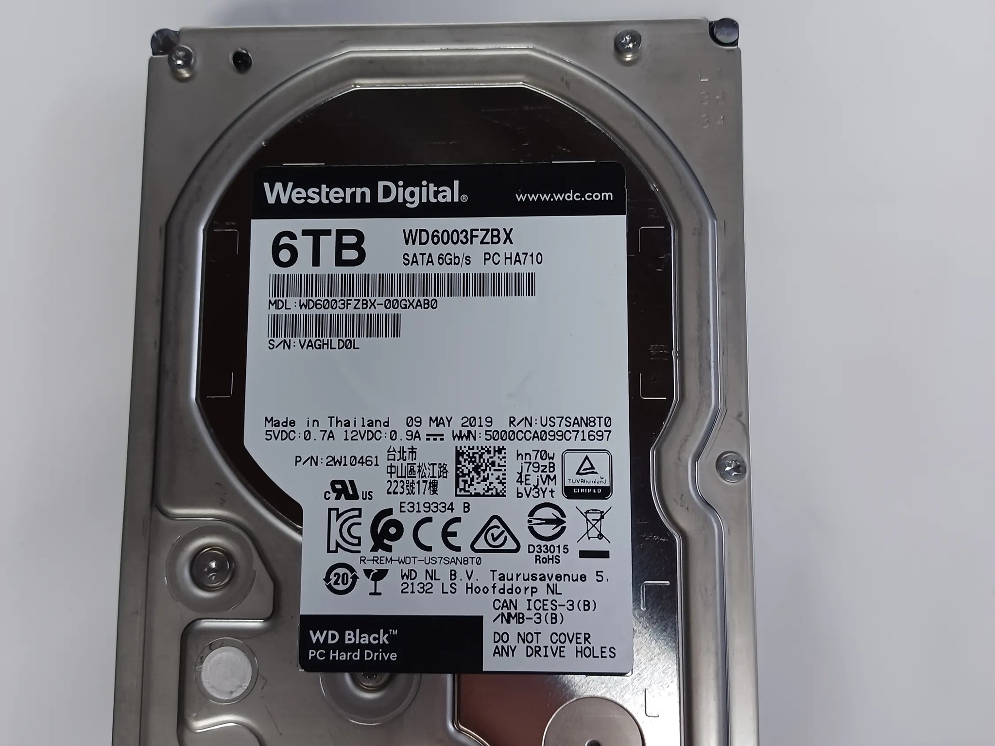 6TB Hard Drive