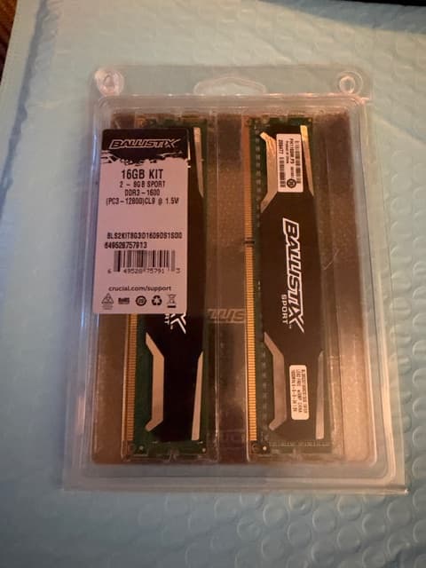 Crucial ballistix 16GB