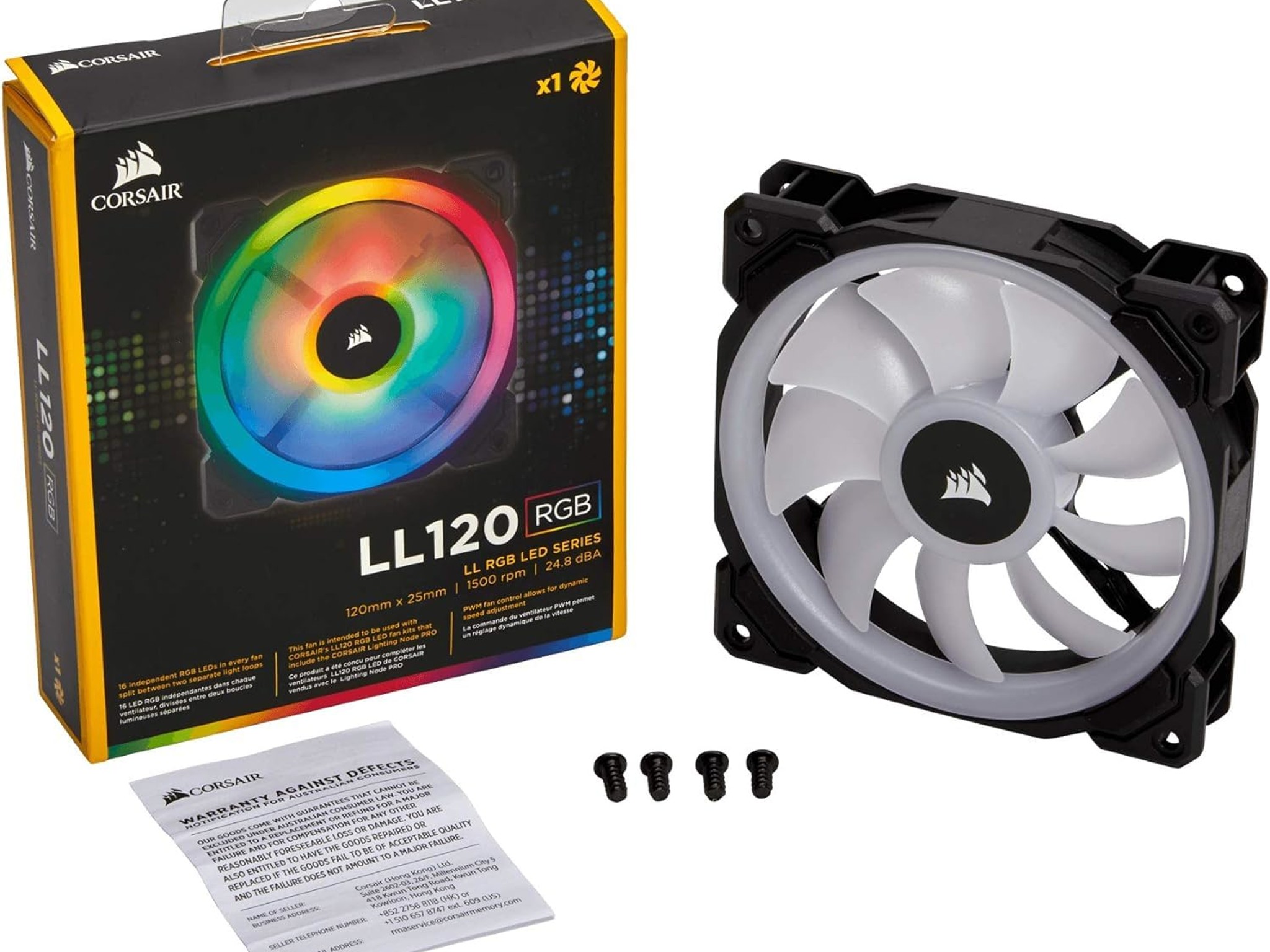 Corsair LL 120 Single fan, Brand New!