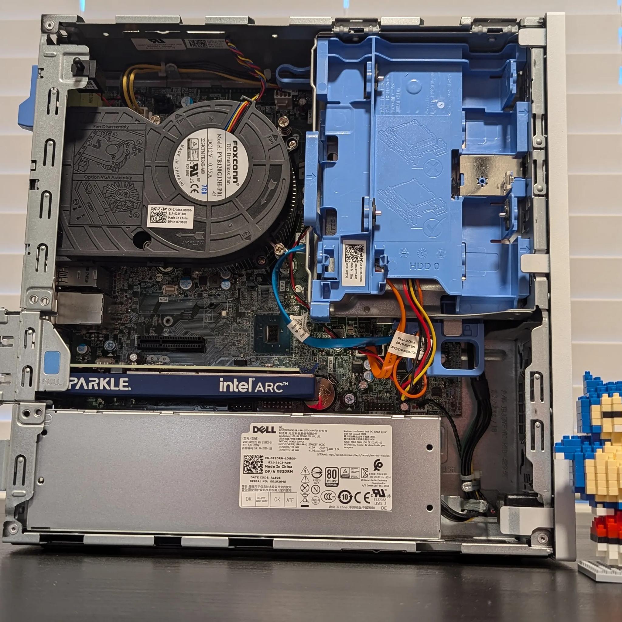 Sleek and Budget 🔵🔵 Intel Arc Gaming PC : i5-7500 + Arc a310 + 16GB DDR4