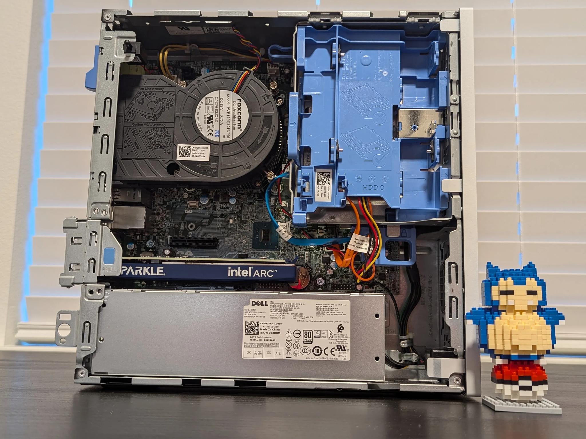 Sleek and Budget 🔵🔵 Intel Arc Gaming PC : i5-7500 + Arc a310 + 16GB DDR4