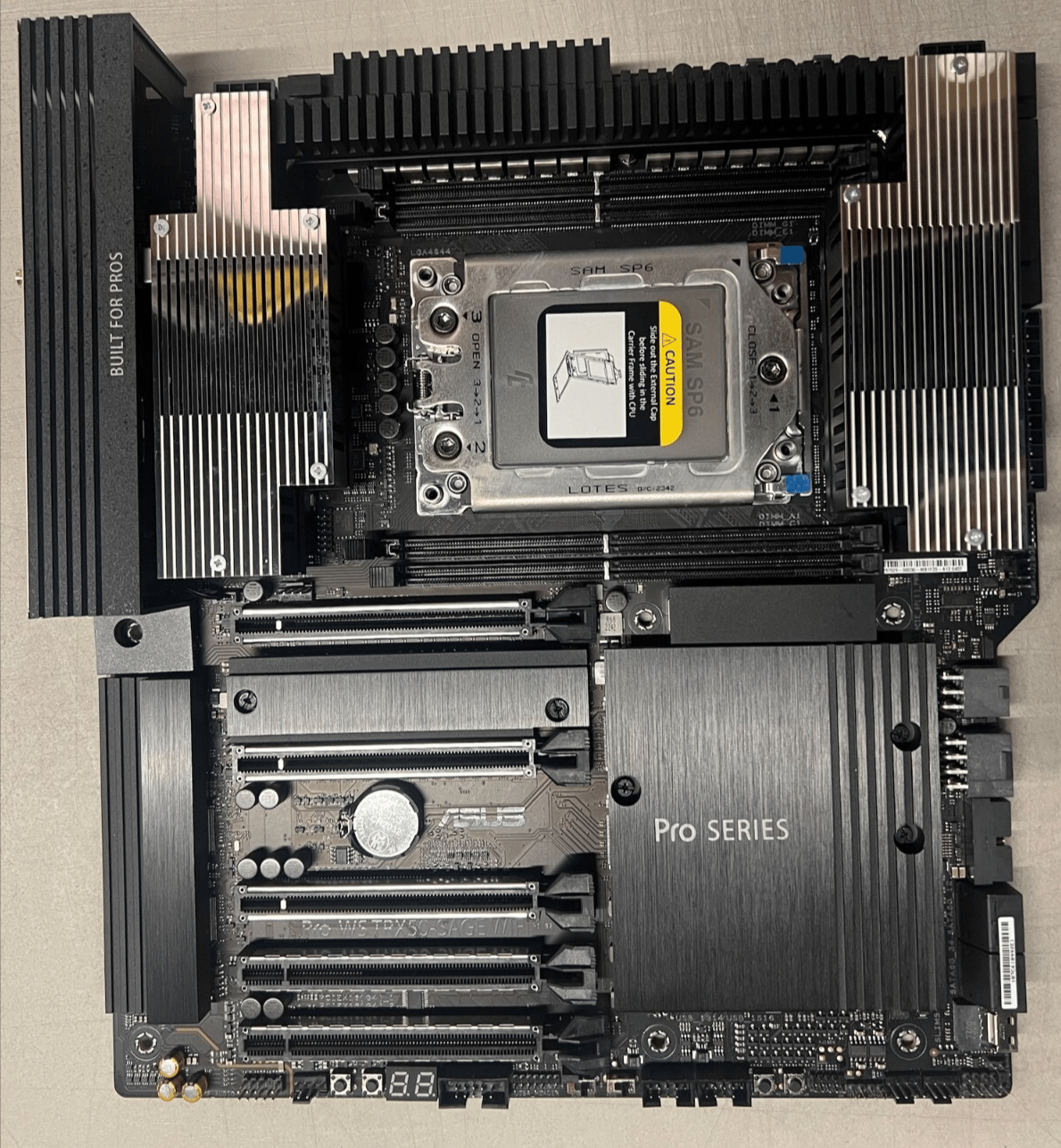 ASUS Pro WS TRX50-SAGE WIFI sTR5 DDR5 Workstation Motherboard - Used, Tested