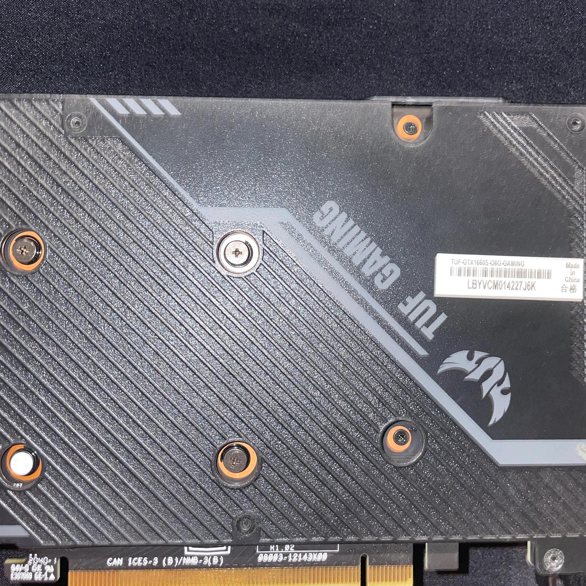 Asus 1660 Super 6GB