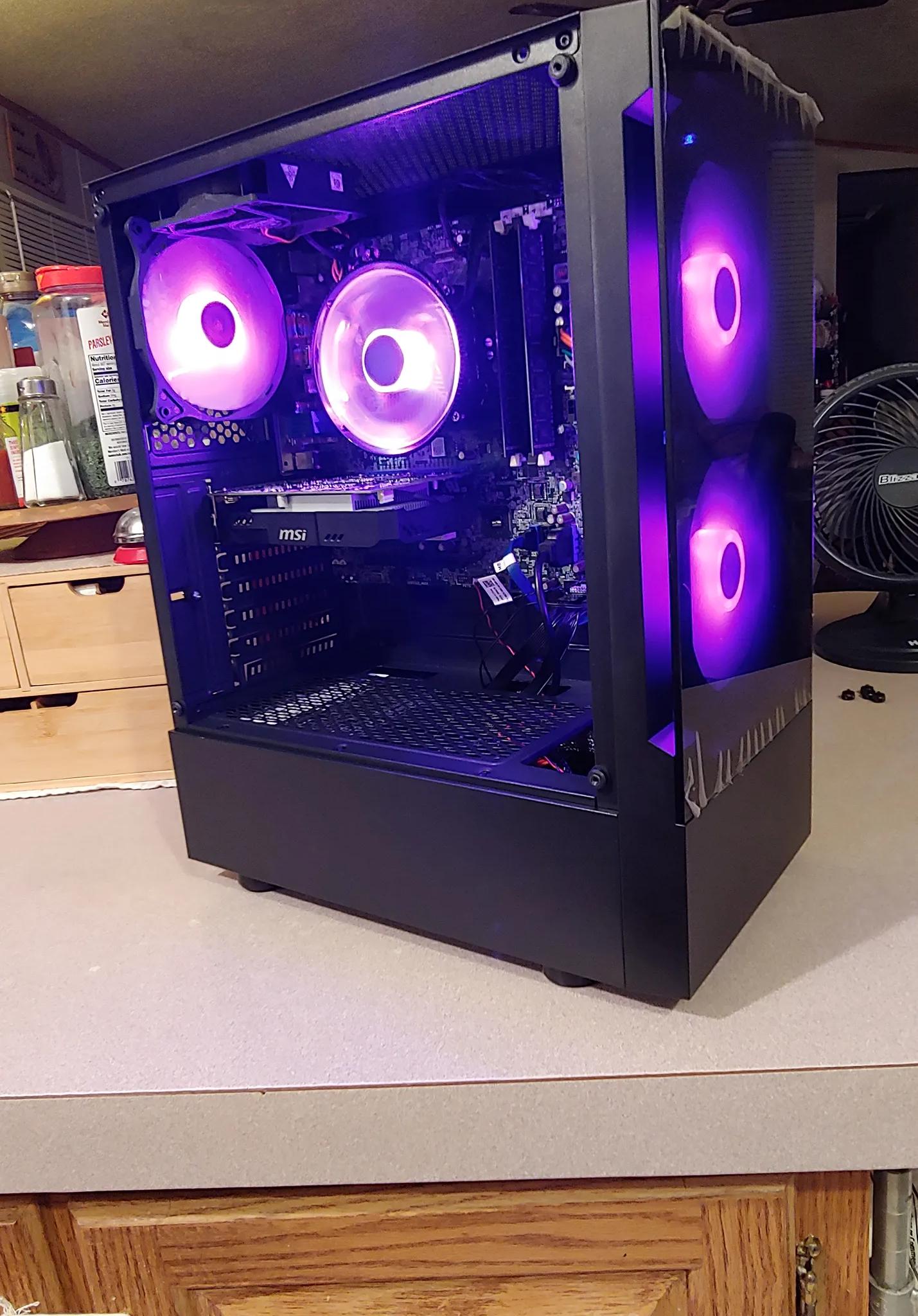 RGB BUDGET STARTER GAMING PC|MSI RADEON RX 560
