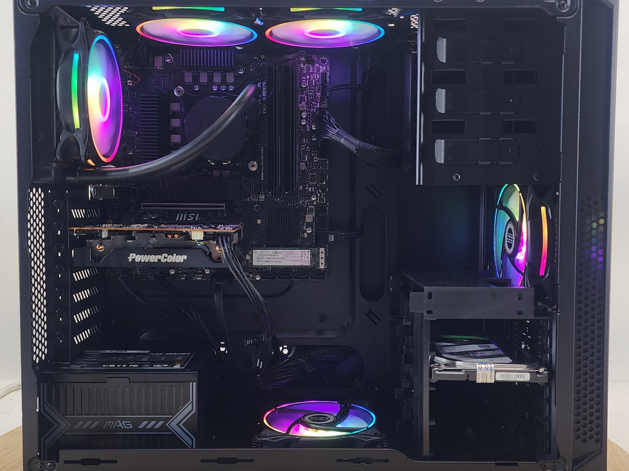 Gaming PC i3-10100F 16GB RAM 256GB SSD + 1TB HDD RX 6500 XT 4GB Win11 Computer