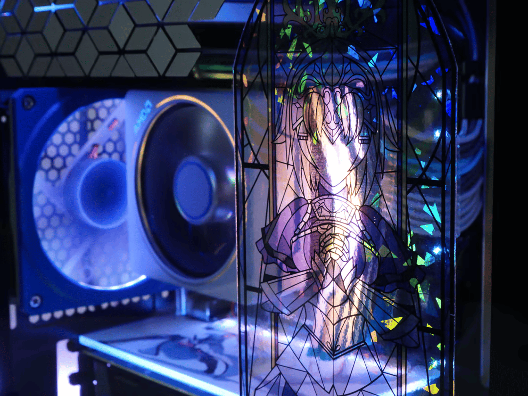D'arc Lyte | Ryzen 5 5500, RTX 3050, 1tb nvme FGO theme ITX build