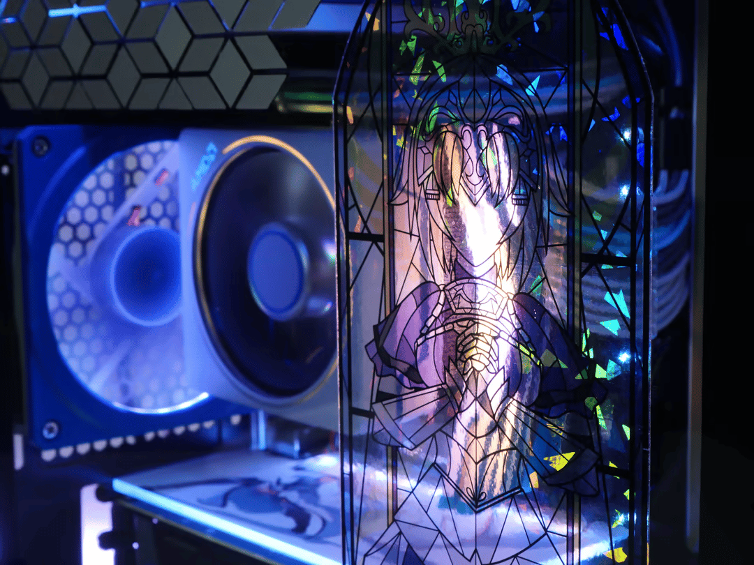 D'arc Lyte | Ryzen 5 5500, RTX 3050, 1tb nvme FGO theme ITX build