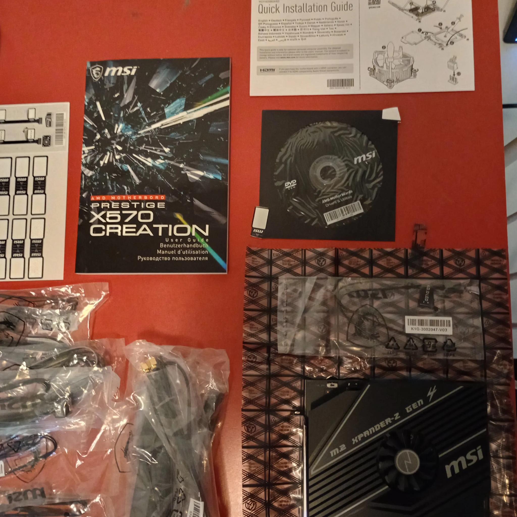 MSI Prestige X570 Creation Motherboard