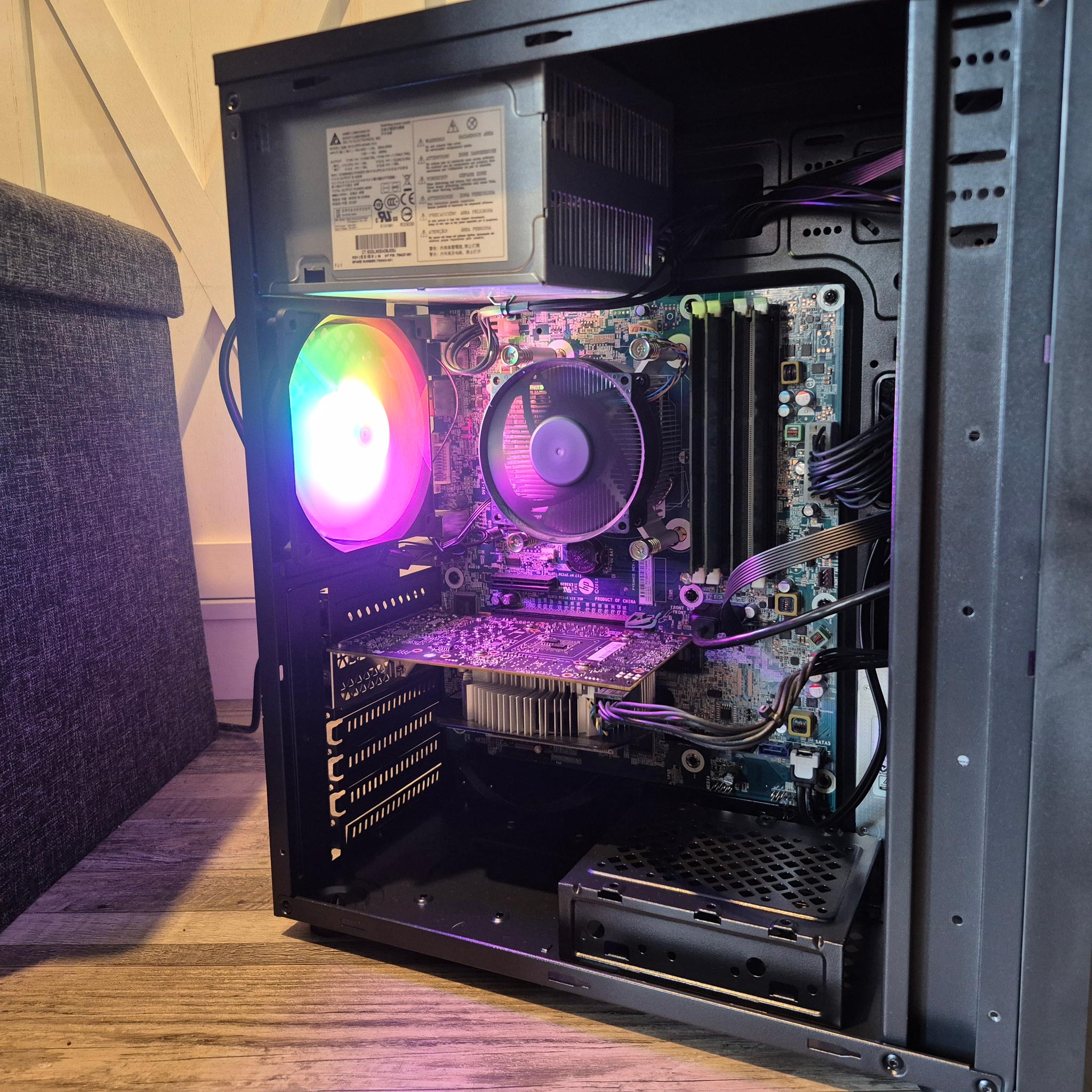Budget PC | i5-4570, 16GB RAM, 500GB SSD, RX 580 8GB, RGB, Wifi