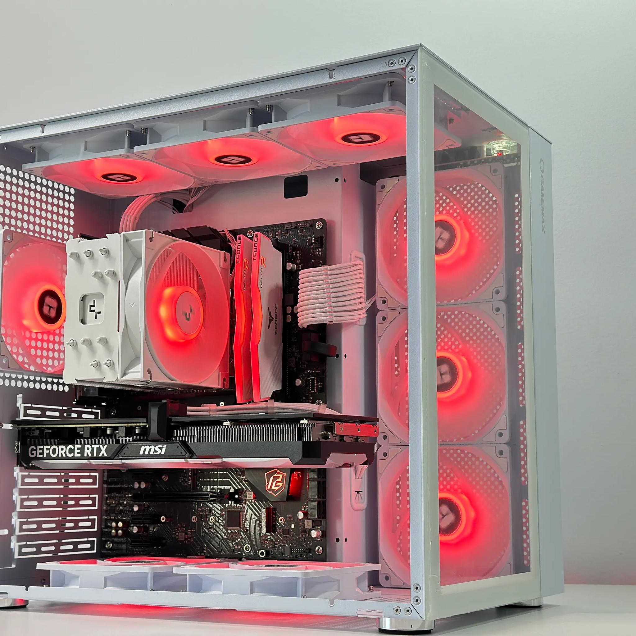 🧊Frozen 🧊Gaming PC❄️Nvidia RTX 4070 12GB❄️Intel 13500T 14Core❄️32GB DDR4❄️1TB NVME