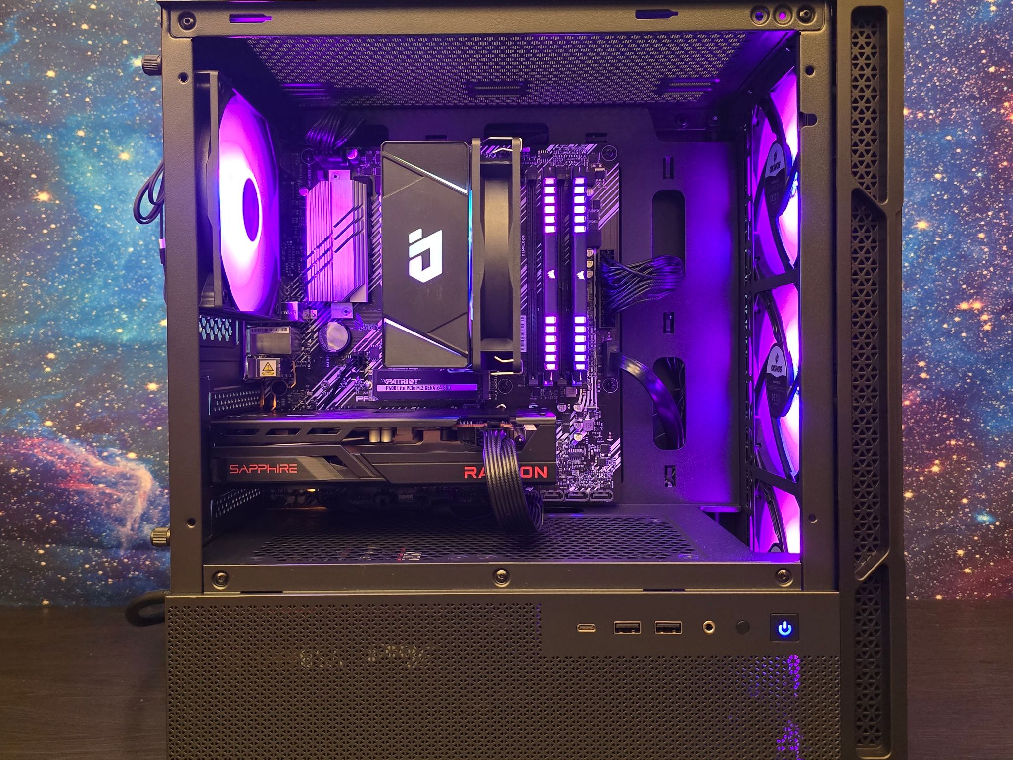 MID LEVEL 1080P PC | RX 6600 8GB | Ryzen 5 5500 | B550M | 16GB DDR4