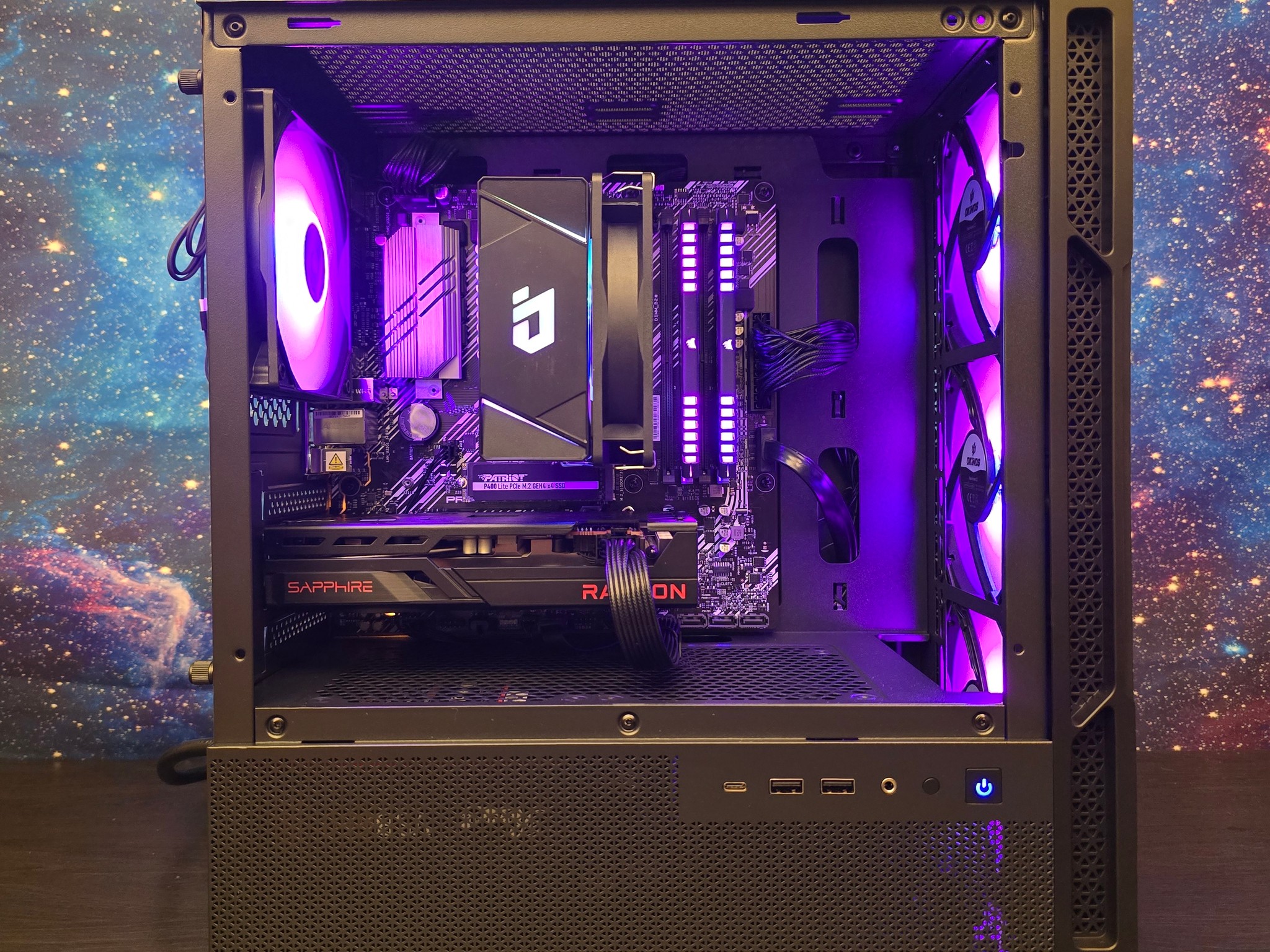 MID LEVEL 1080P PC | RX 6600 8GB | Ryzen 5 5500 | B550M | 16GB DDR4