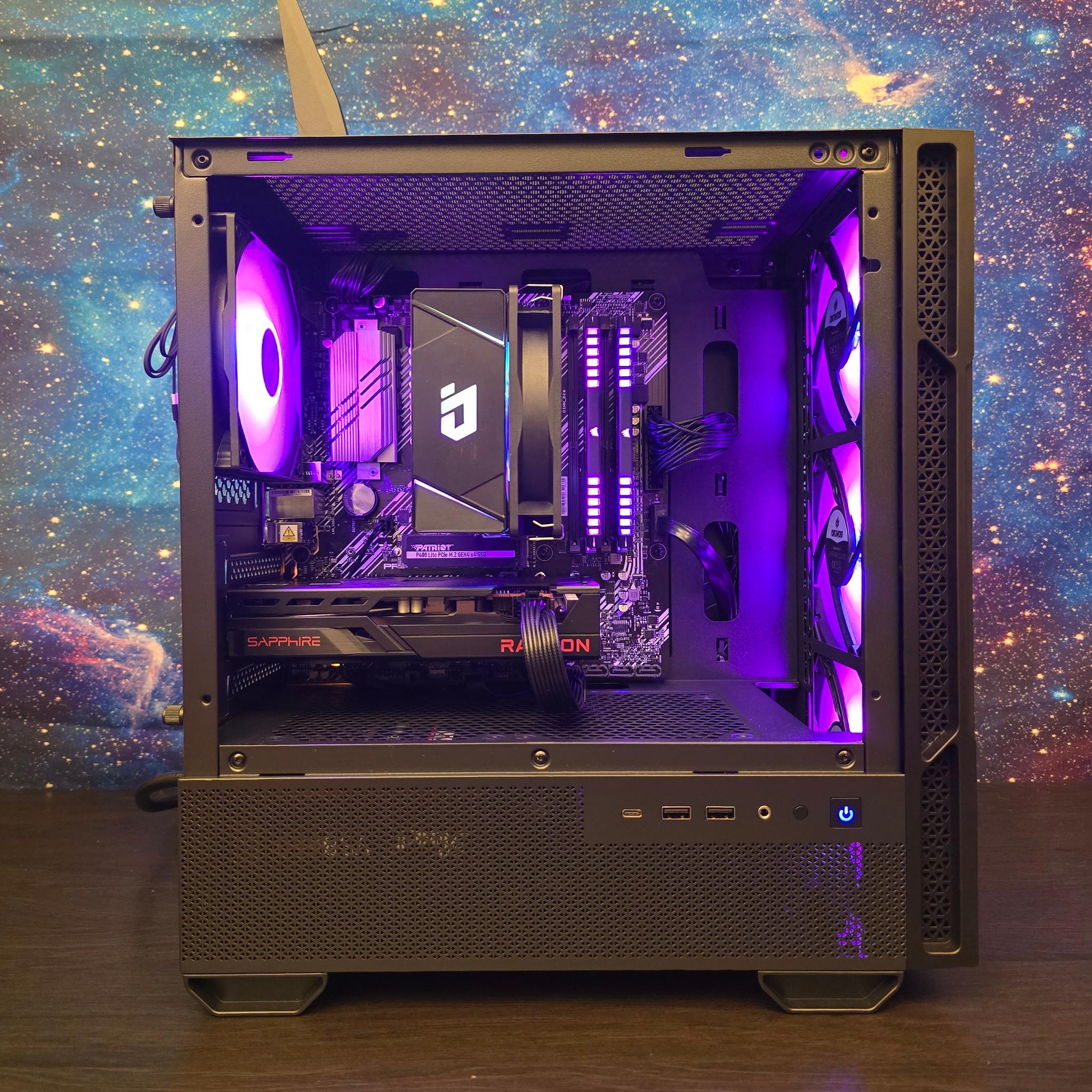 MID LEVEL 1080P PC | RX 6600 8GB | Ryzen 5 5500 | B550M | 16GB DDR4