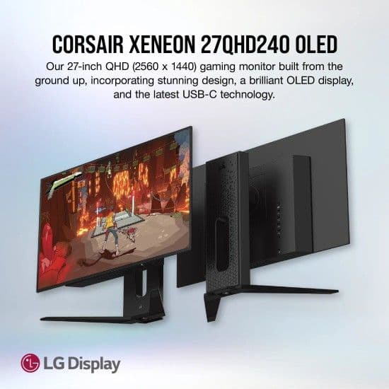 Corsair Xeneon 1440p 240hz 1ms monitor
