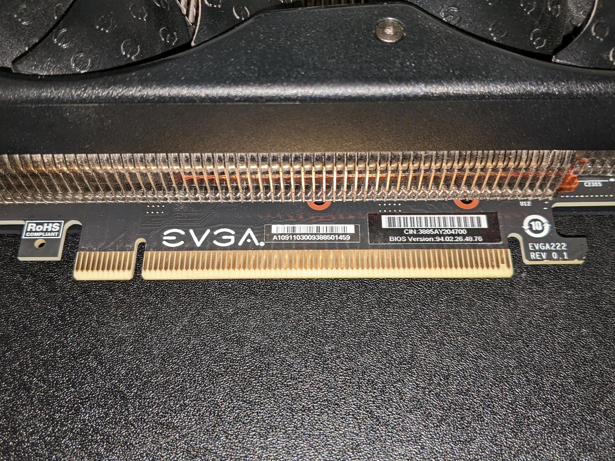 EVGA 3080 XC3 GPU in superior condition