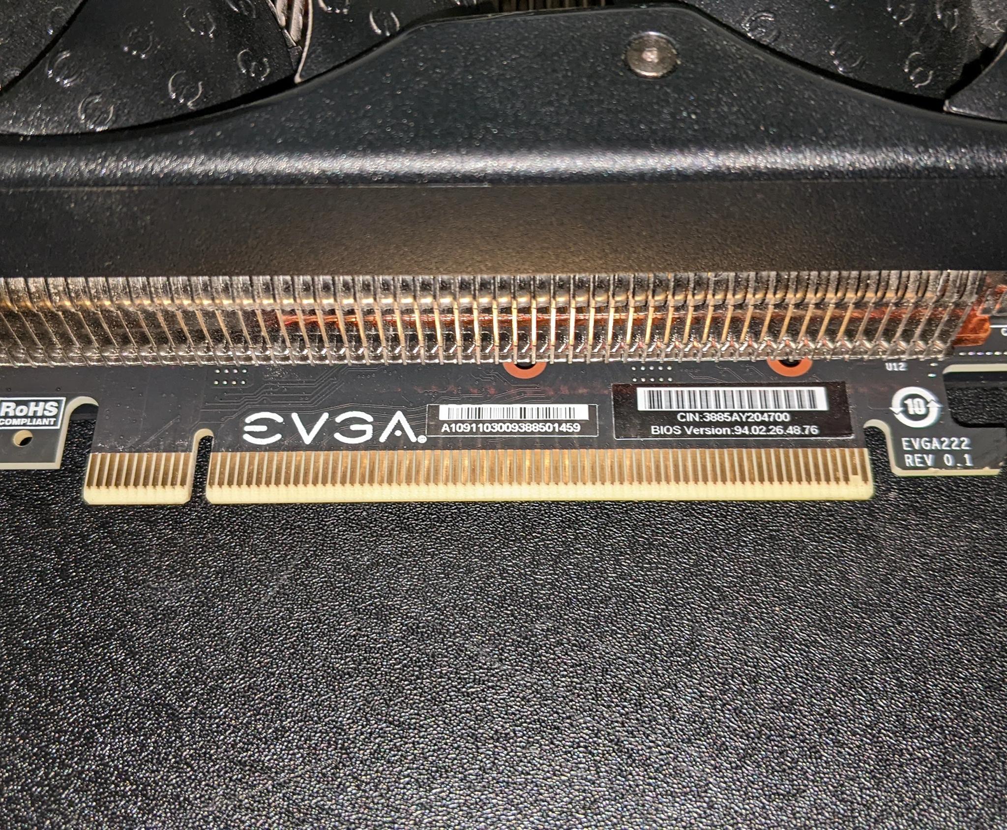 EVGA 3080 XC3 GPU in superior condition