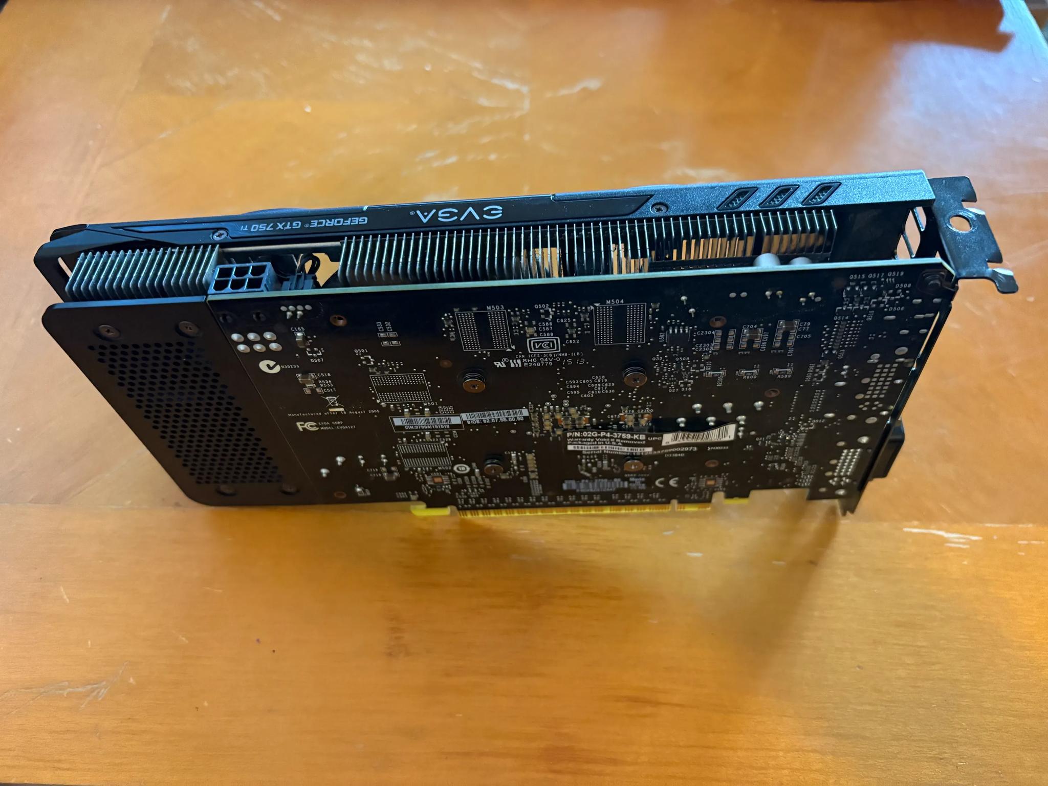 EVGA GeForce GTX 750 Ti SC