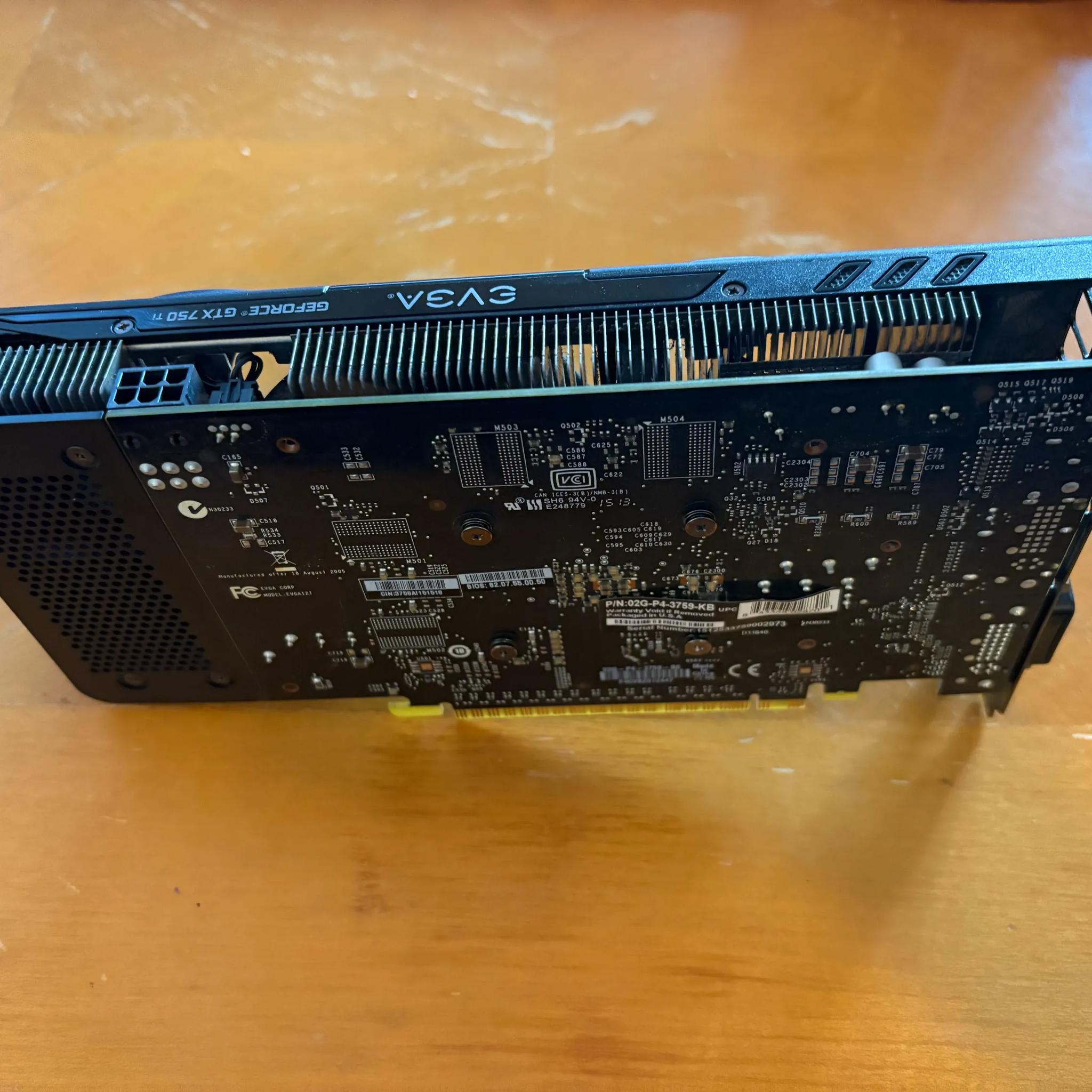 EVGA GeForce GTX 750 Ti SC