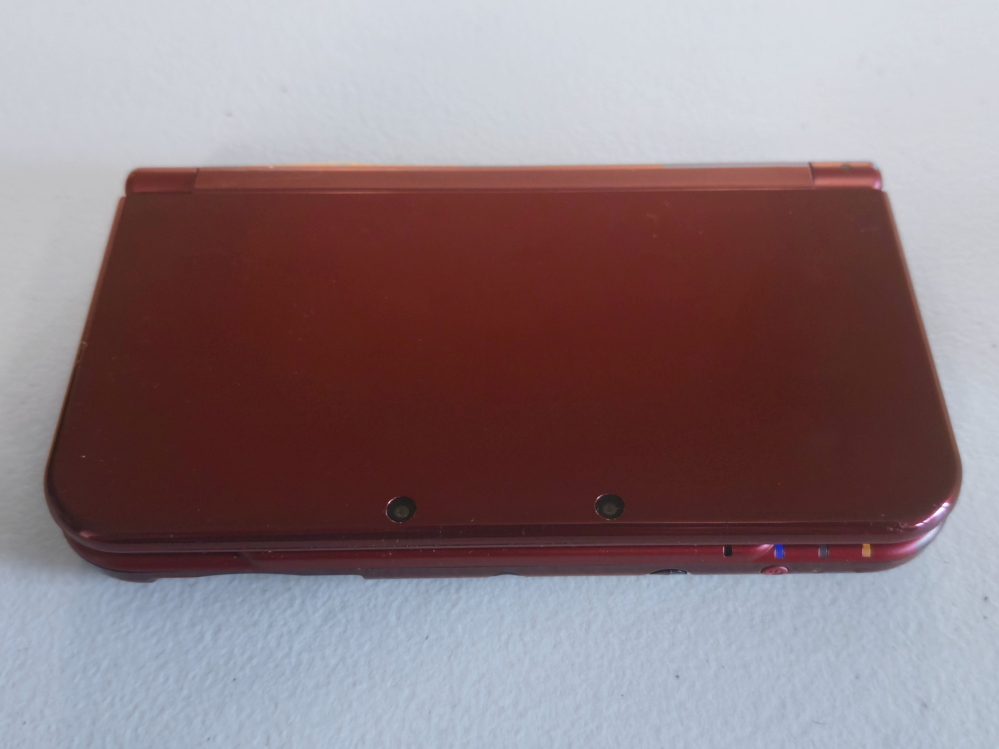 Nintendo "New" 3DS XL Red Launch Edition - 128GB SDCard - US Version - Excellent