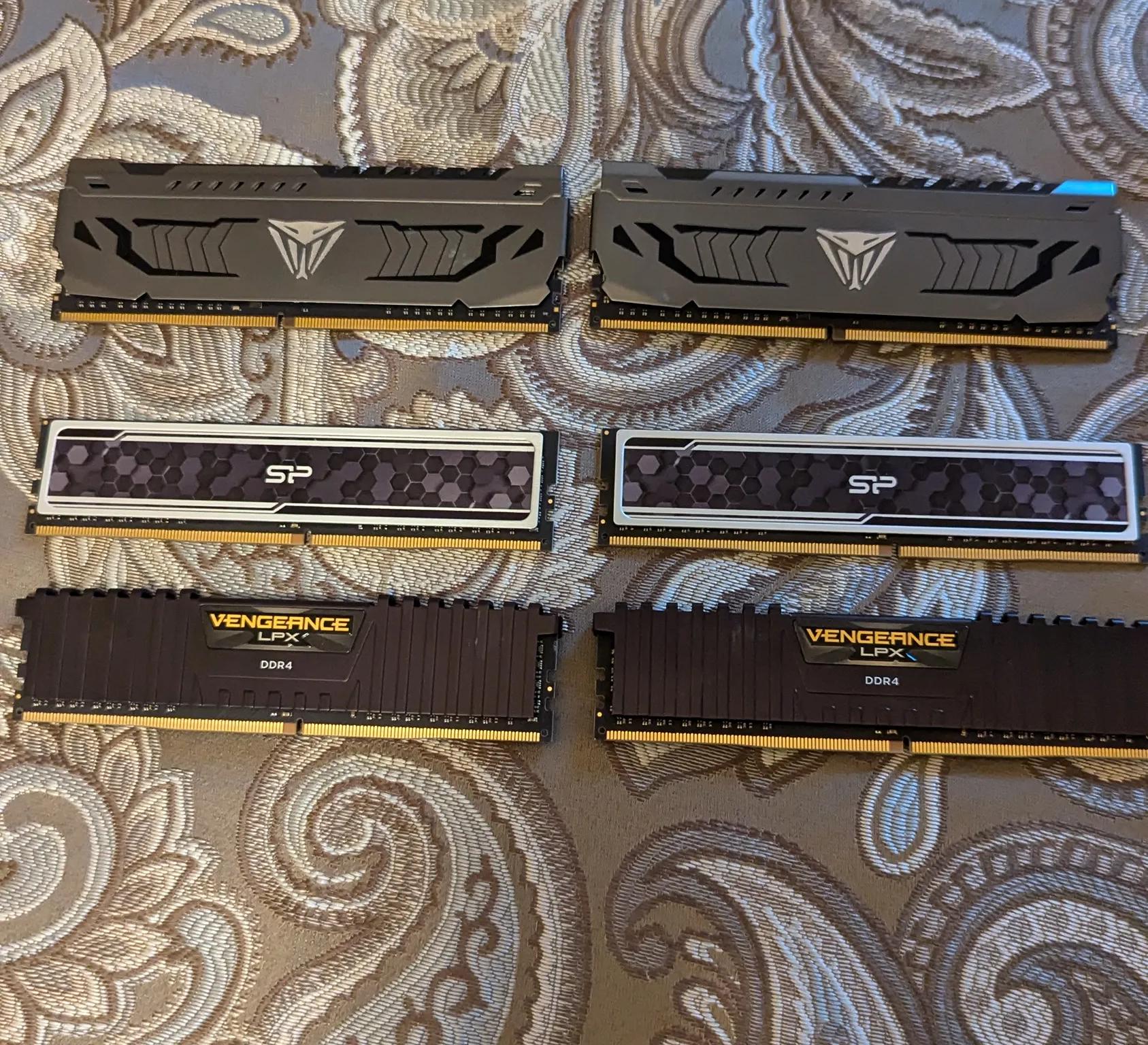 ddr4 ram 6 8 GB sticks