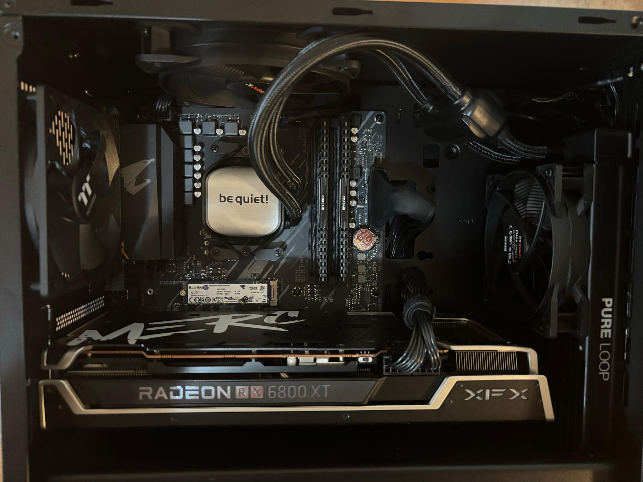 Micro Atx Ryzen 9 5950x, XFX RX 6800xt 16gb