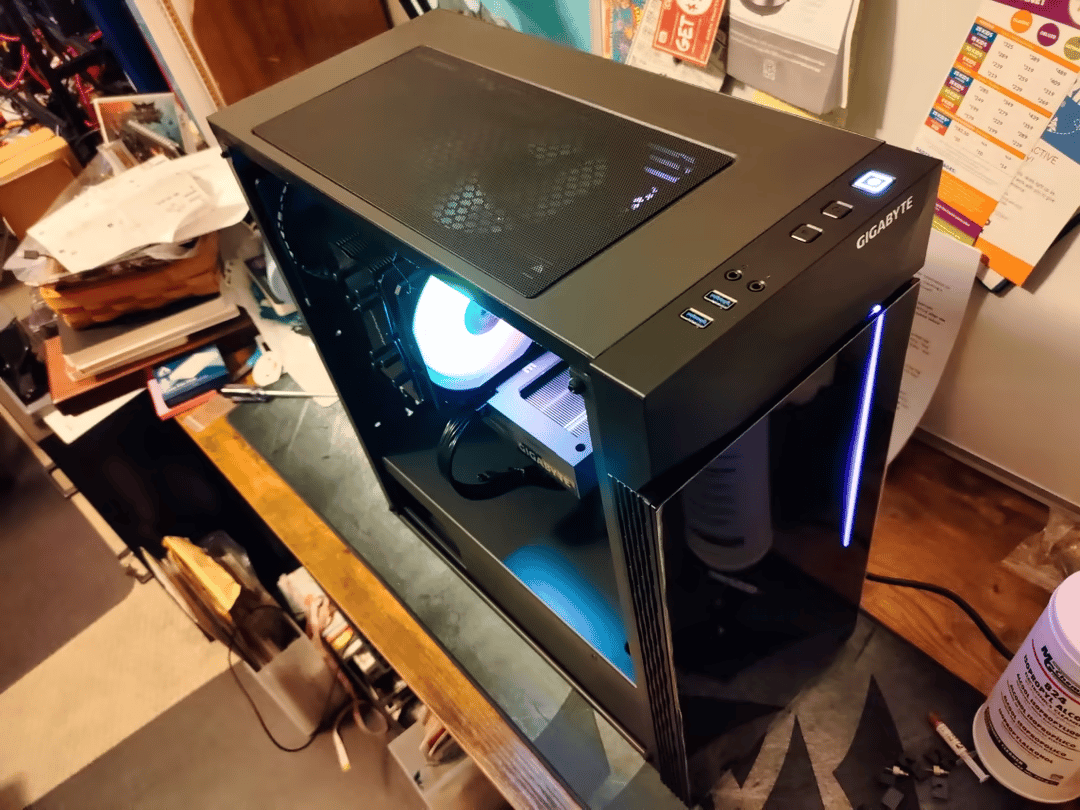 Yūyami 夕闇 | Black i5-11400 + RX 6600 Gaming PC with RGB Accents