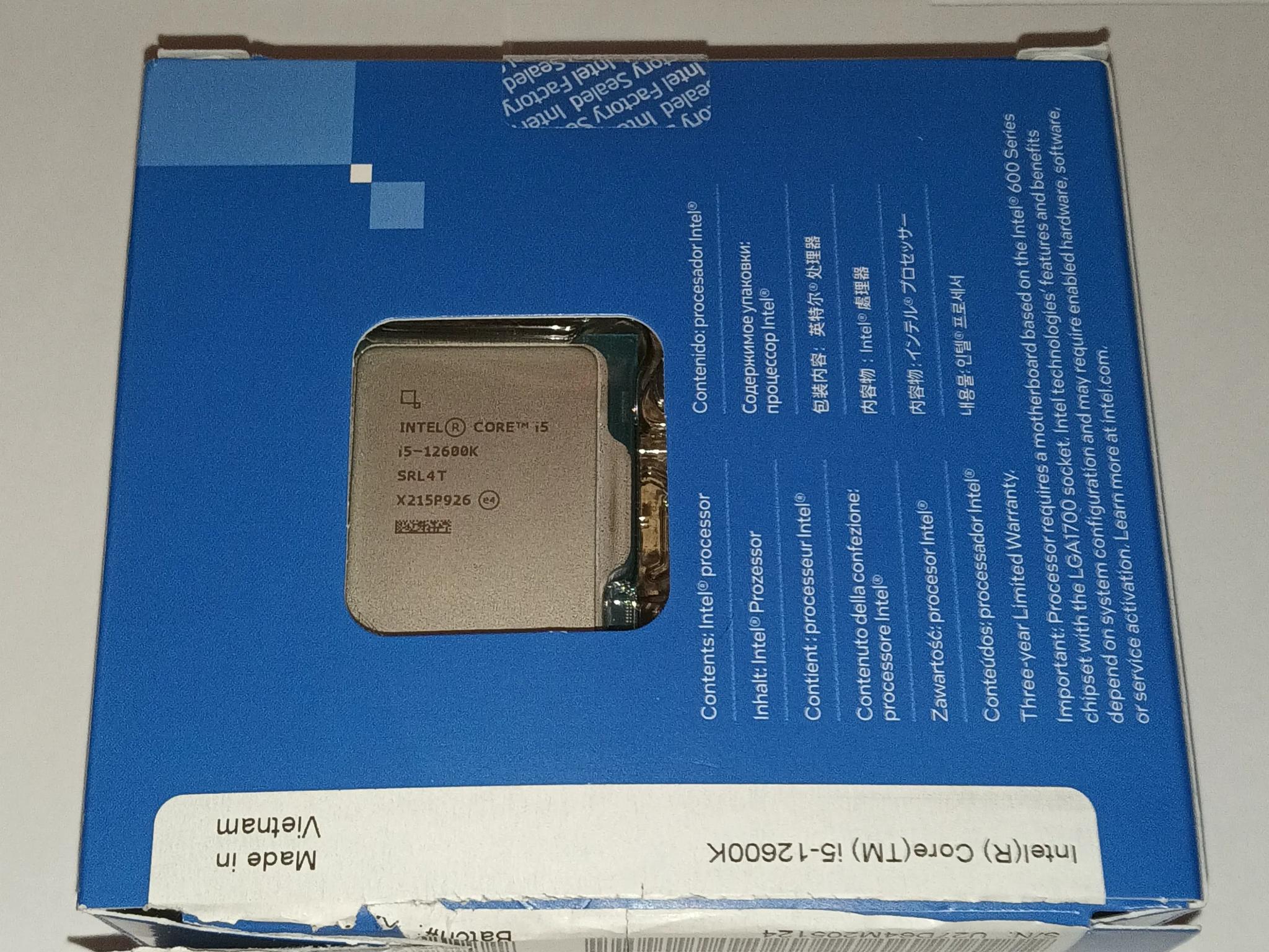 Intel Core i5 12600K