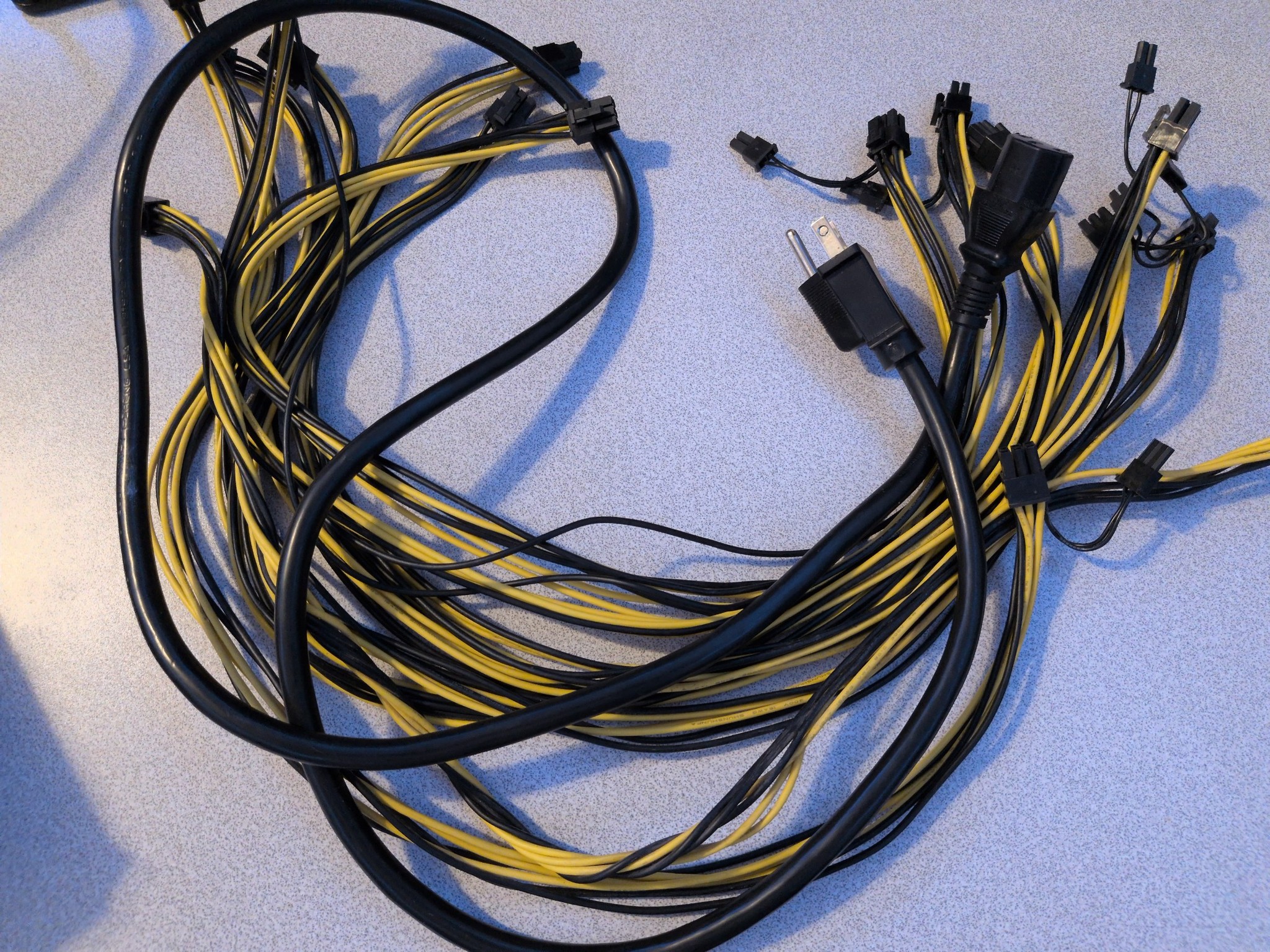 HP 1200W Server PSU DPS-1200FB Kit Breakout Board Cables - Unit 1