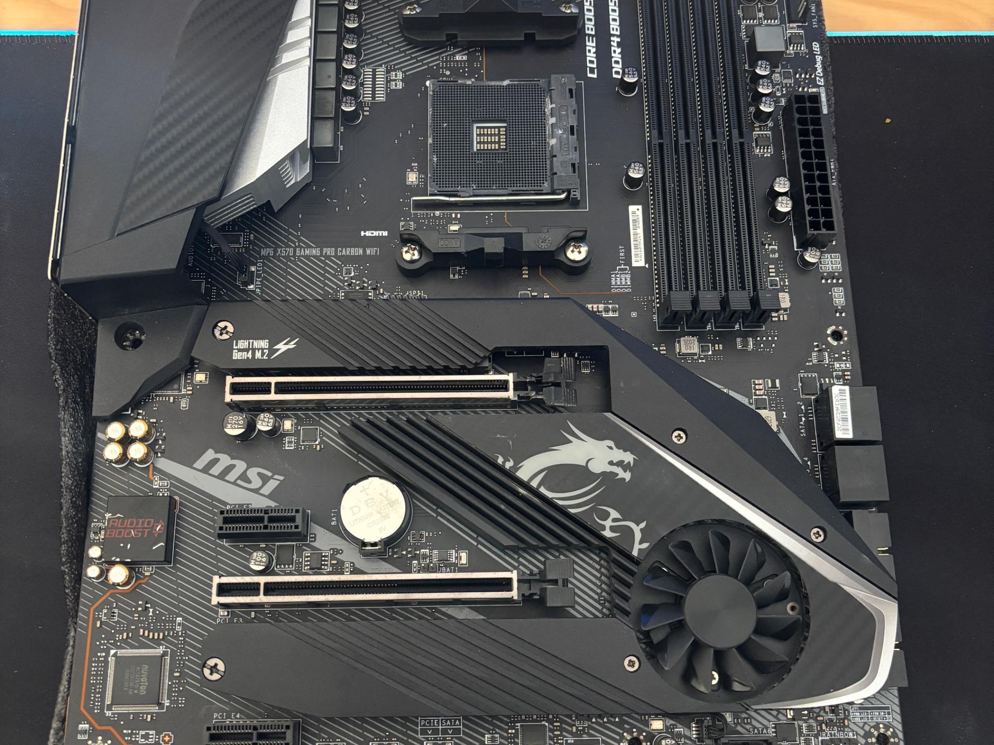 MSI MPG X570 Pro Gaming Carbon Motherboard