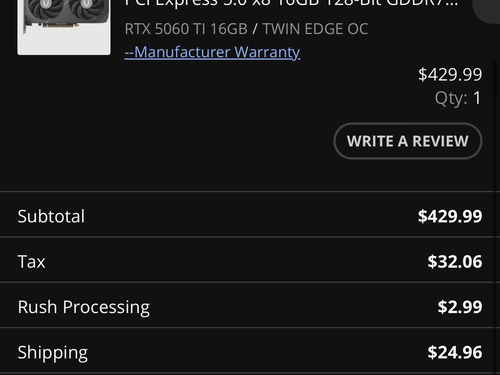 GeForce RTX 5060 Ti 16GB Custom Gaming PC - Ryzen 5 5500, 16GB RAM