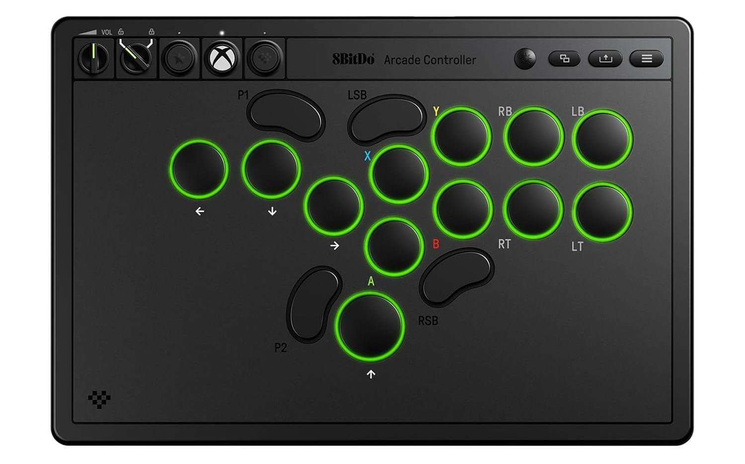 8BitDo All-Button Arcade Controller for PC & Xbox