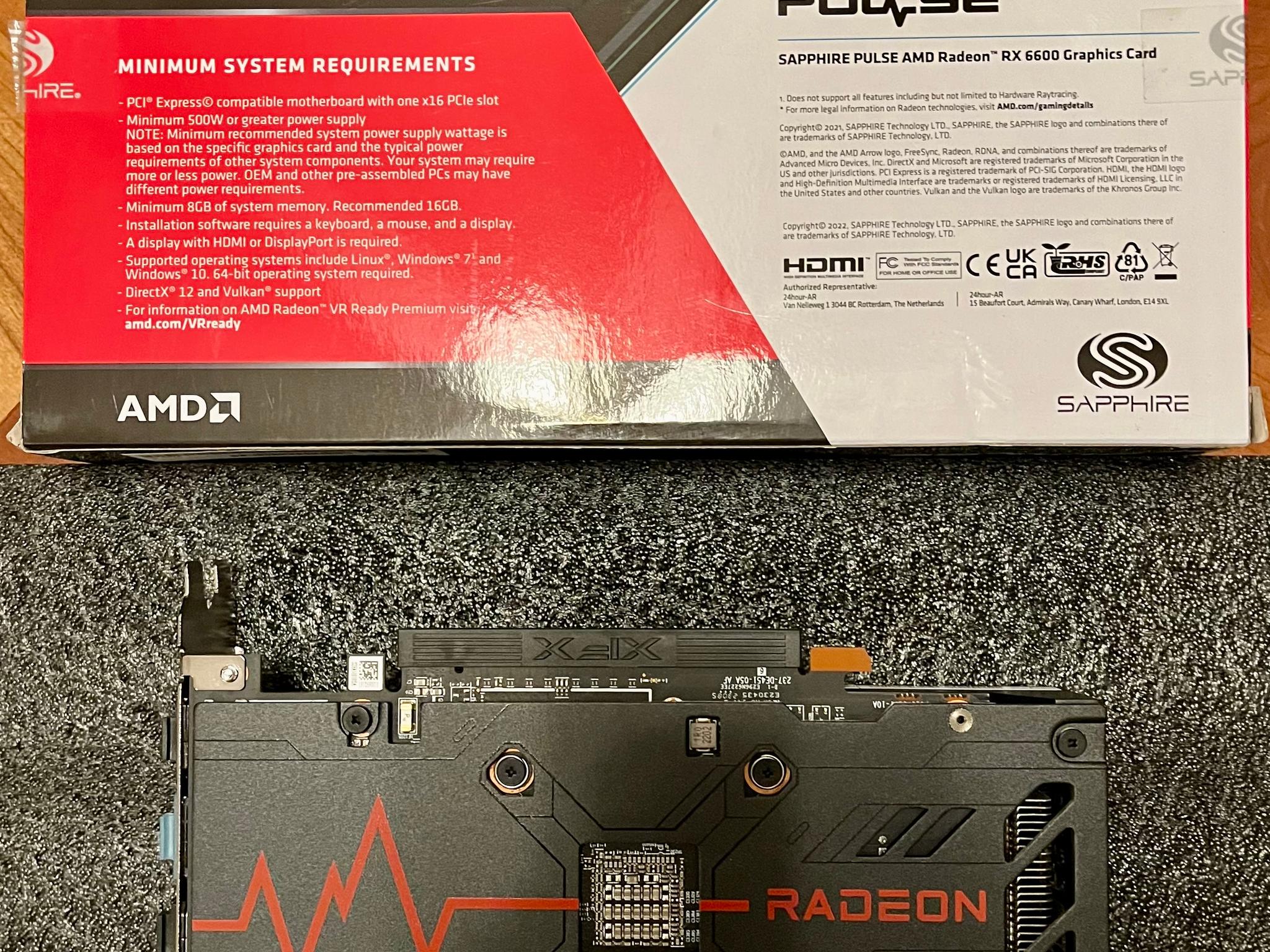 Sapphire PULSE Radeon RX 6600