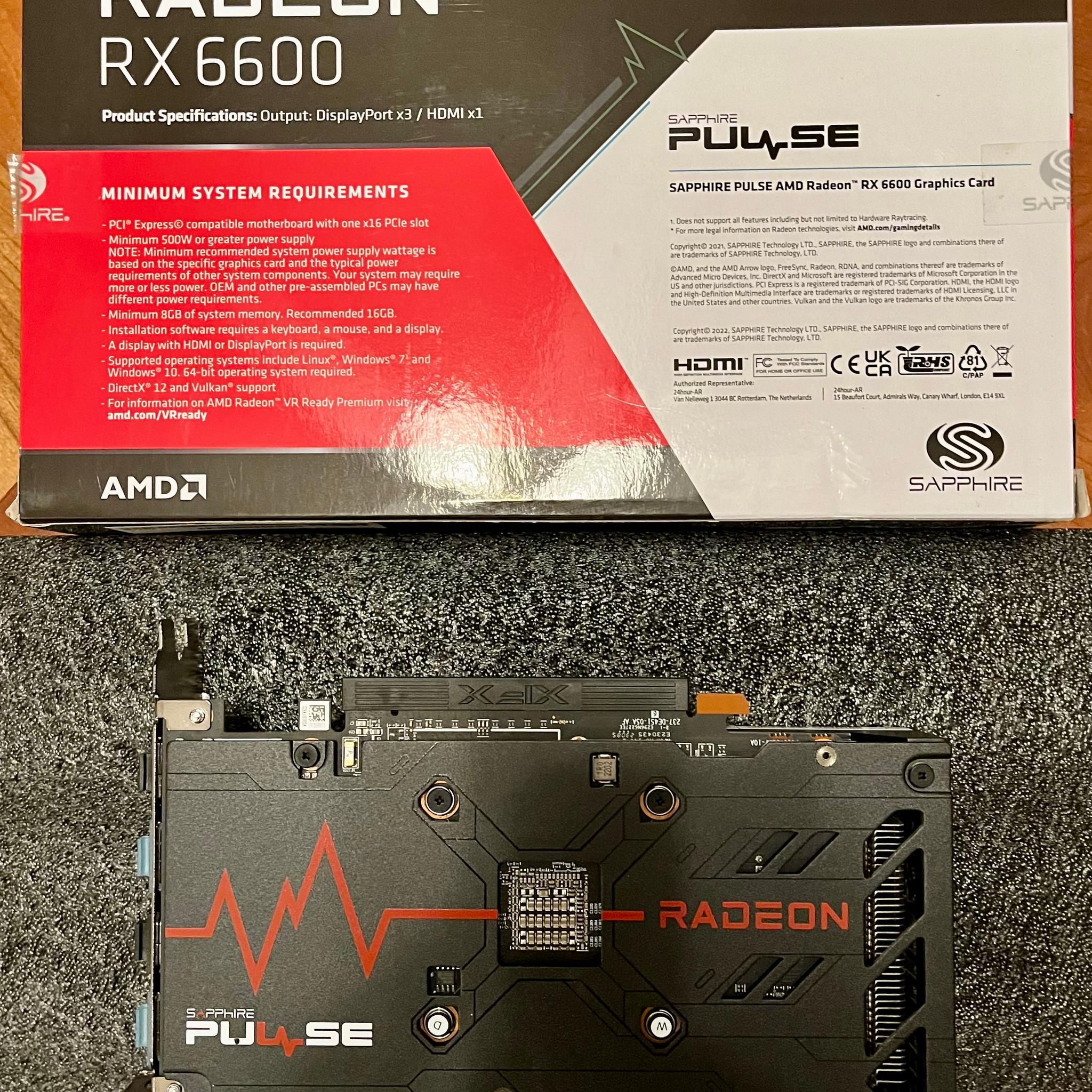 Sapphire PULSE Radeon RX 6600