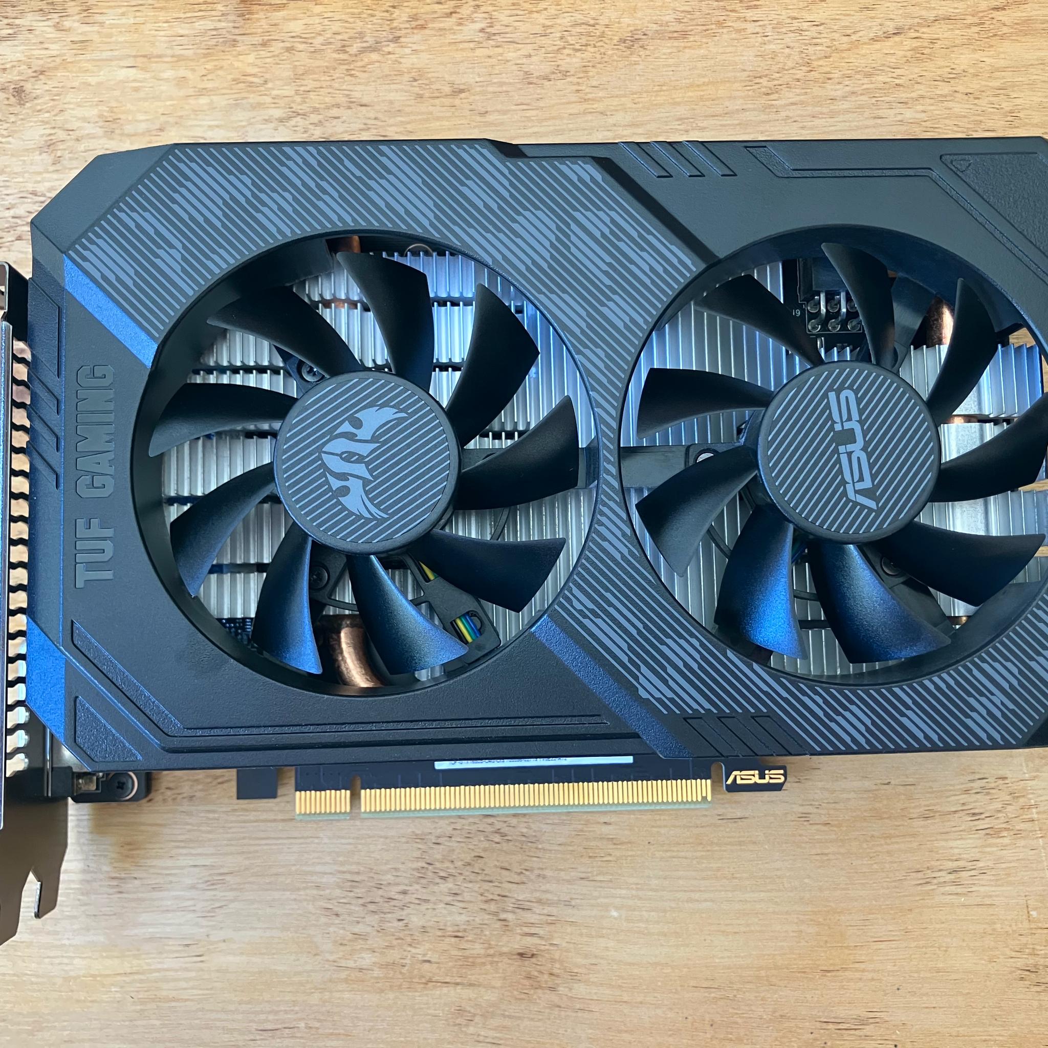 ASUS GTX 1650 SUPER OC, lightly used