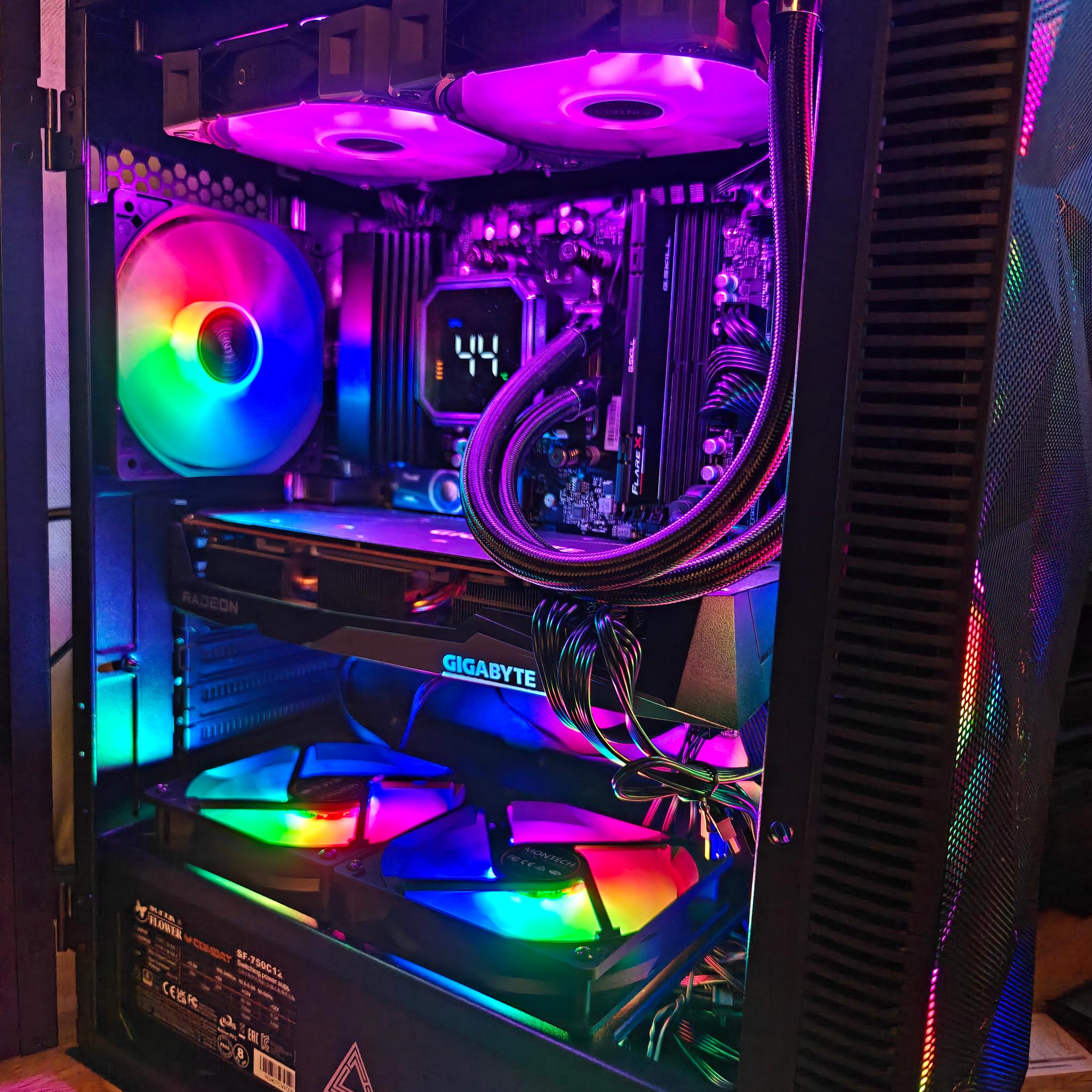 AM5 Midrange Gaming PC - Ryzen 5 7500X3D, Radeon 6750 XT 12GB,16GB DDR5 6000, 1 TB NVME