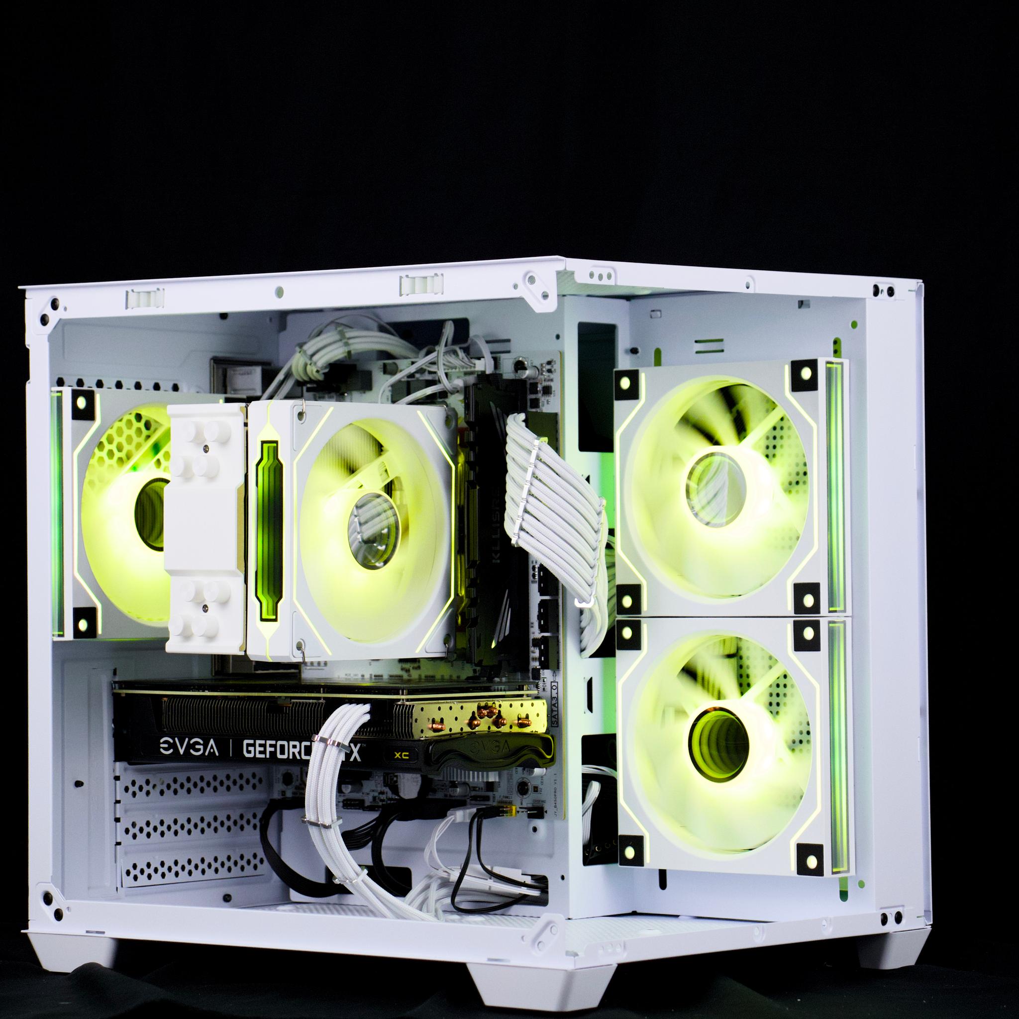 🧊❄️🧊 White Gaming PC – RTX 3060 TI , Ryzen 5 3600, 16GB RAM, 960GB SSD - WiFi, BlueTooth🧊❄️🧊